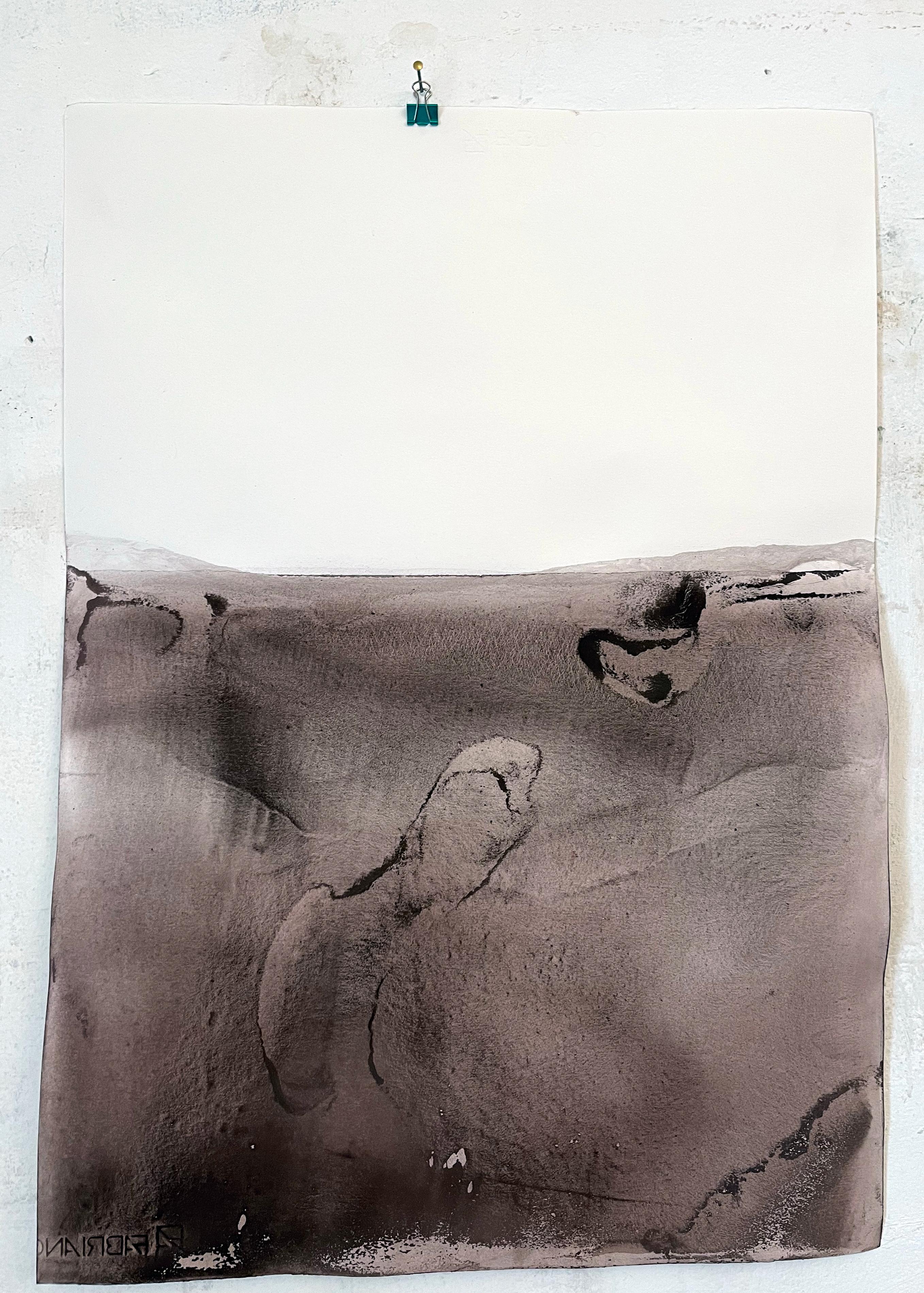 Earth Landscape – Unique Abstract Work on Paper by Marilina Marchica, 2023 + COA For Sale 3