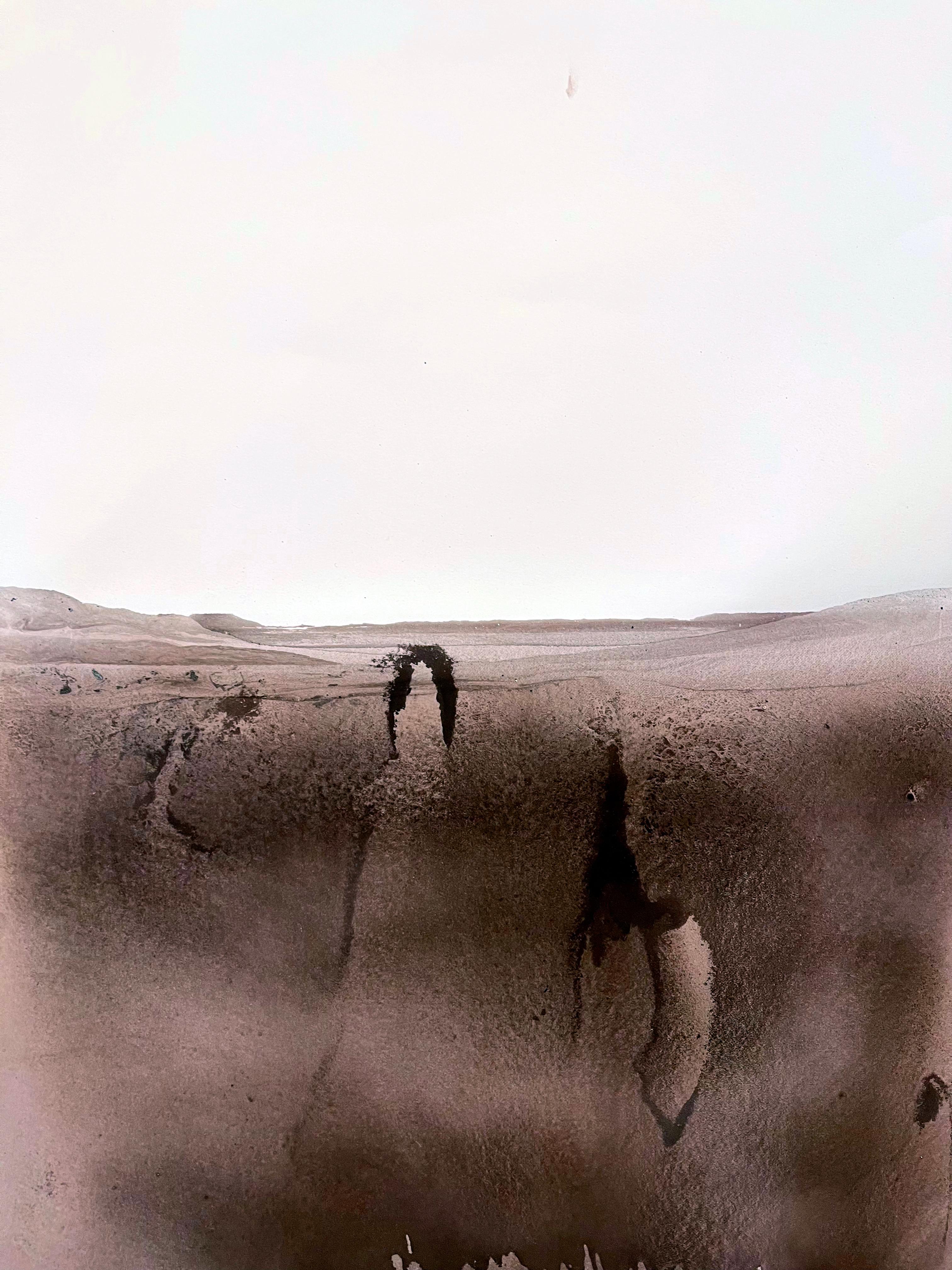 Earth Landscape – Unique Abstract Work on Paper by Marilina Marchica, 2023 + COA For Sale 4