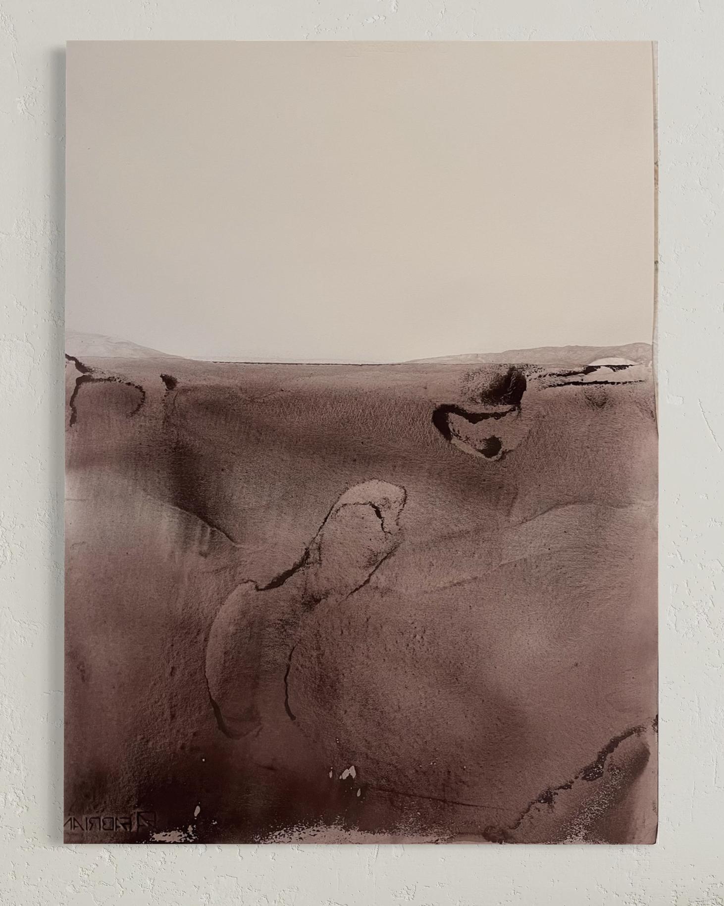 Earth Landscape – Unique Abstract Work on Paper by Marilina Marchica, 2023 + COA For Sale 7