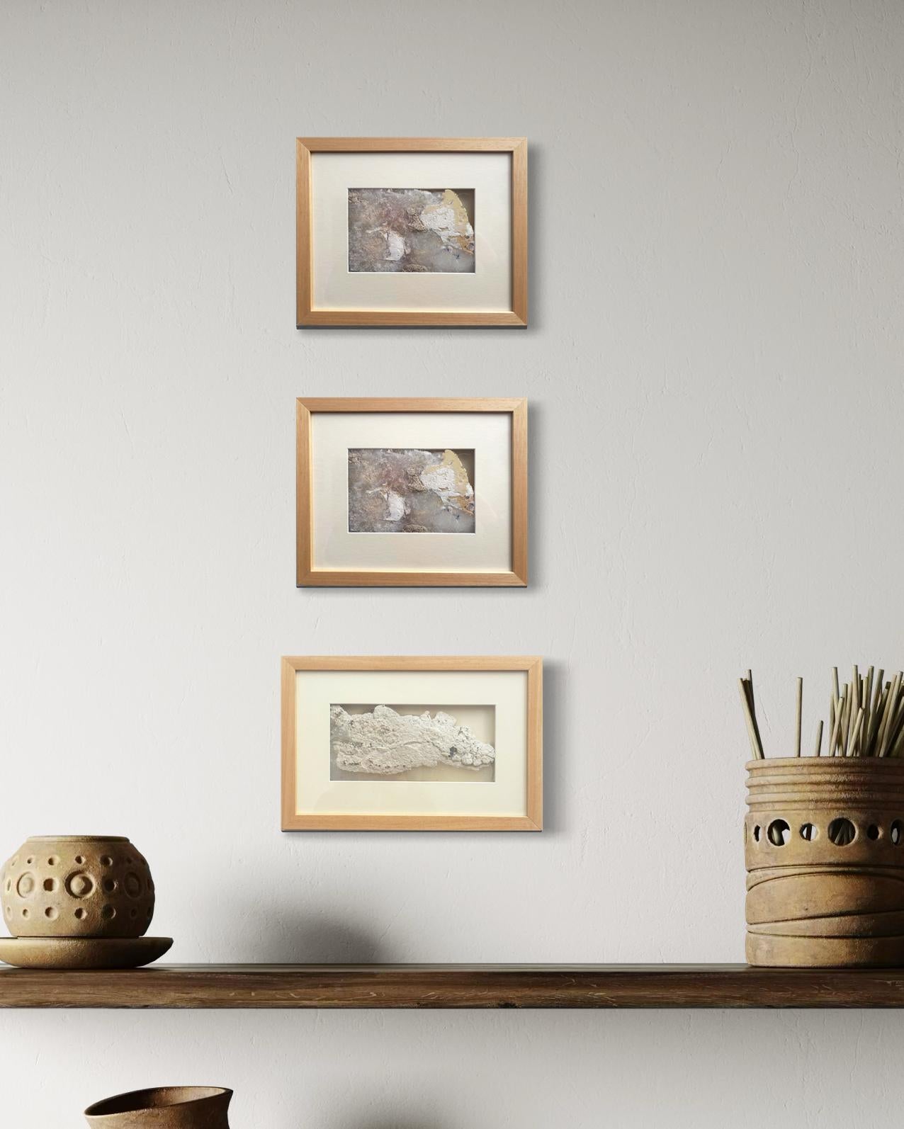 Fragment - Silikonguss Wandtextur Skulptur, Original Kunstwerk im Angebot 8