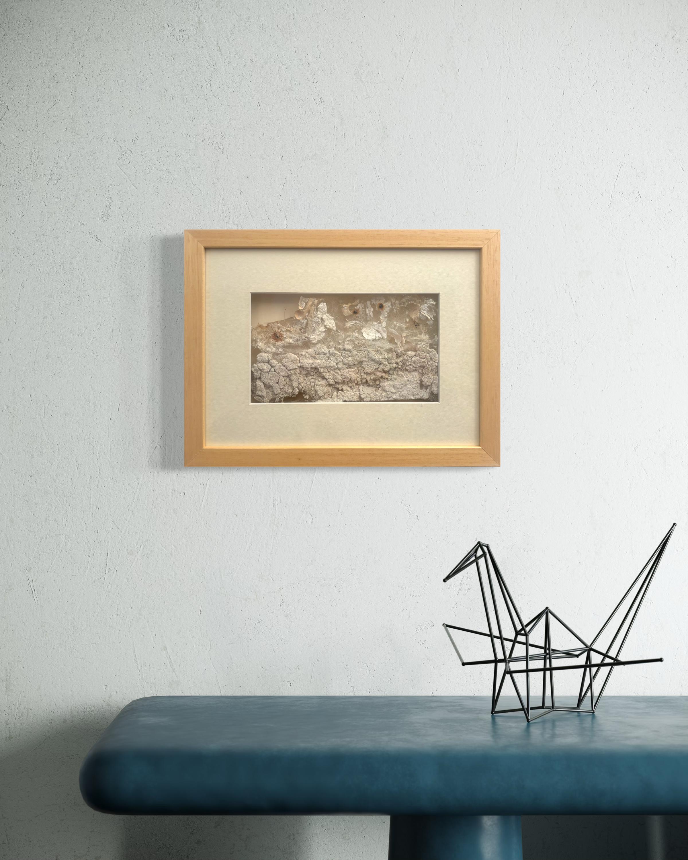 Fragment - Silikonguss Wandtextur Skulptur, Original Kunstwerk im Angebot 4