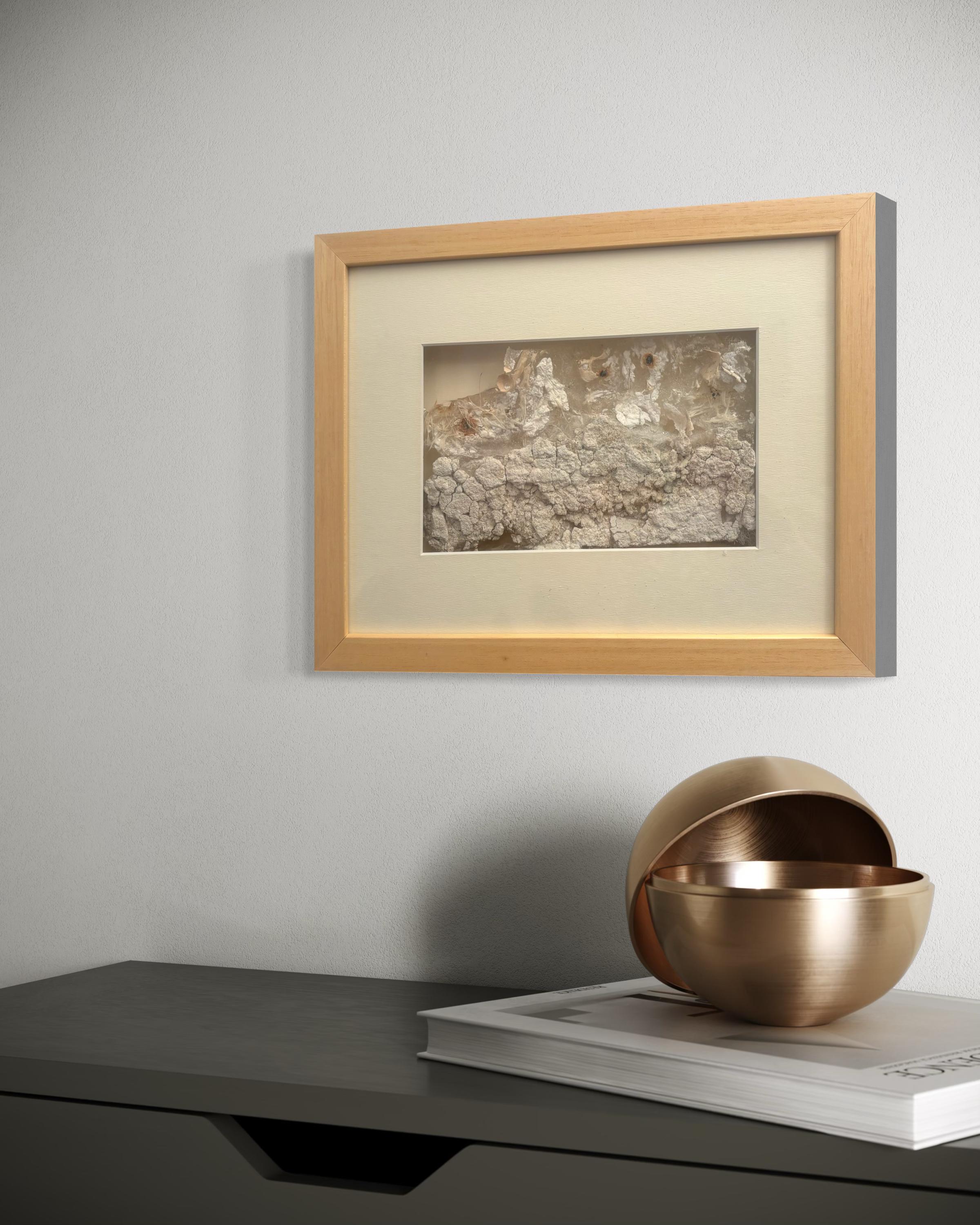Fragment - Silikonguss Wandtextur Skulptur, Original Kunstwerk im Angebot 5