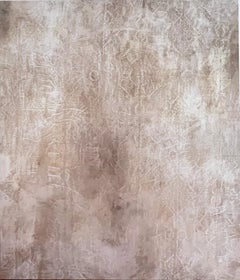 "Frammento" - Peinture abstraite sur toile de coton - grande taille - fabriqué en Italie