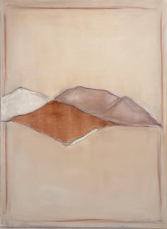 "Paesaggio geometrico" Pittura astratta di paesaggio, arte originale Made in Italy