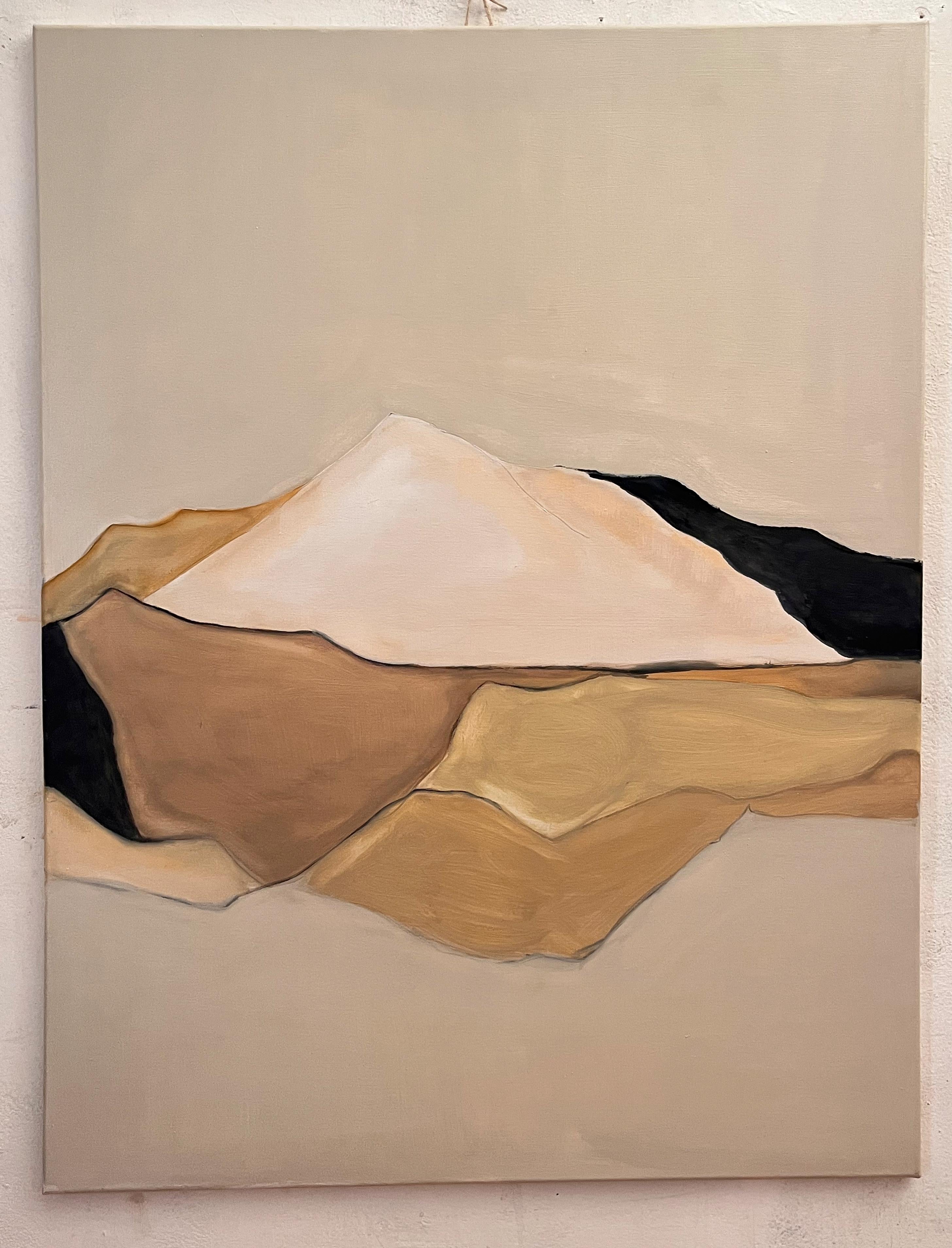 Peinture abstraite sur toile « Paysage géométrique » de Marilina Marchica 5