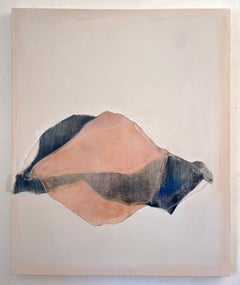 "Paisaje geométrico" Pintura abstracta sobre lienzo, Arte contemporáneo Made in Italy