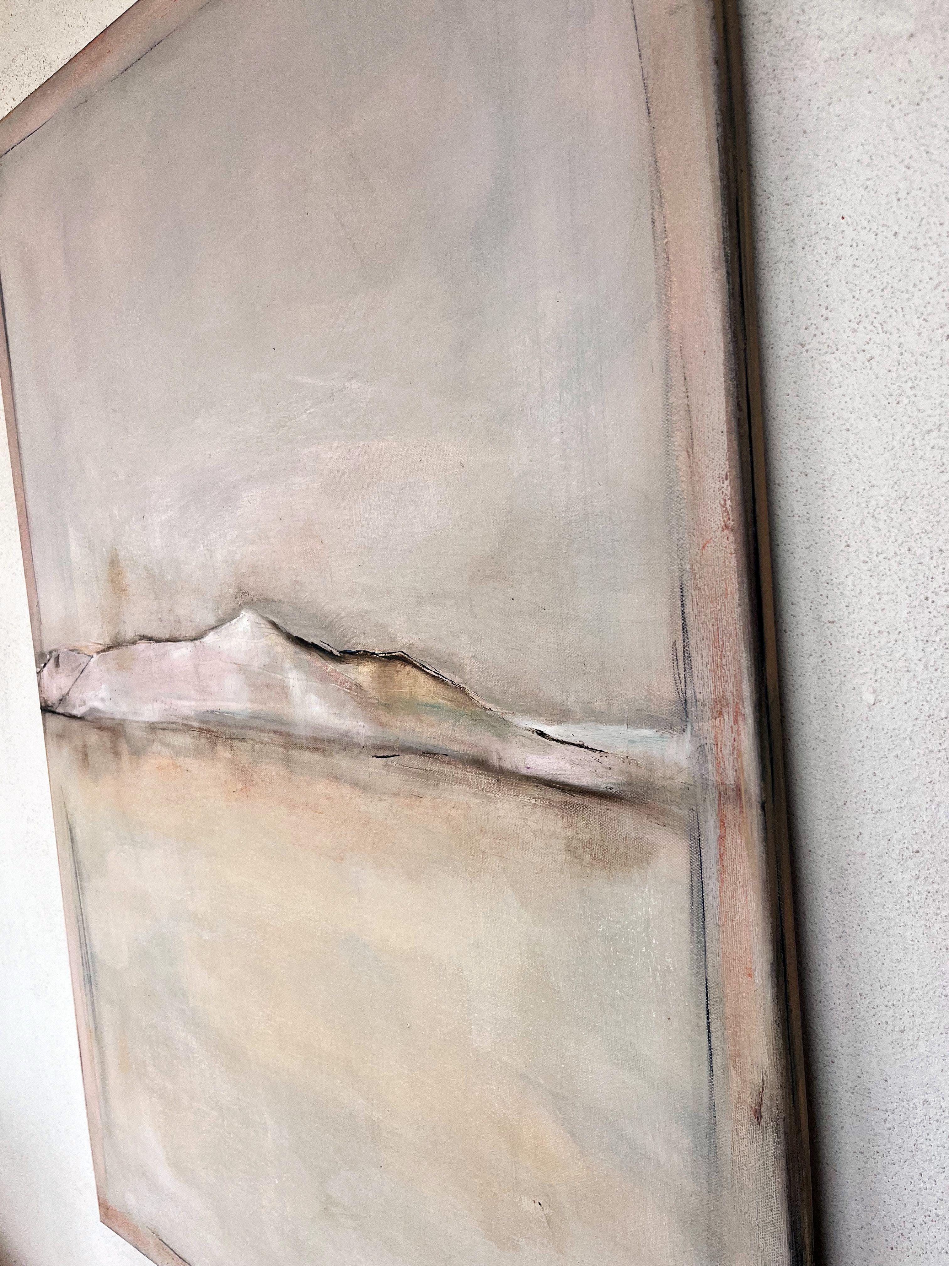 Paesaggio 1, Pittura, Olio su tela - Abstract Painting Marrone di Marilina Marchica
