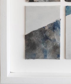 Landscape 61, Contemporary Abstract Art Mixed Media Minimalist Collage Set