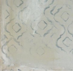 Landscape 62, Contemporary Abstract Mixed Media Minimalist Canvas Grey Gray