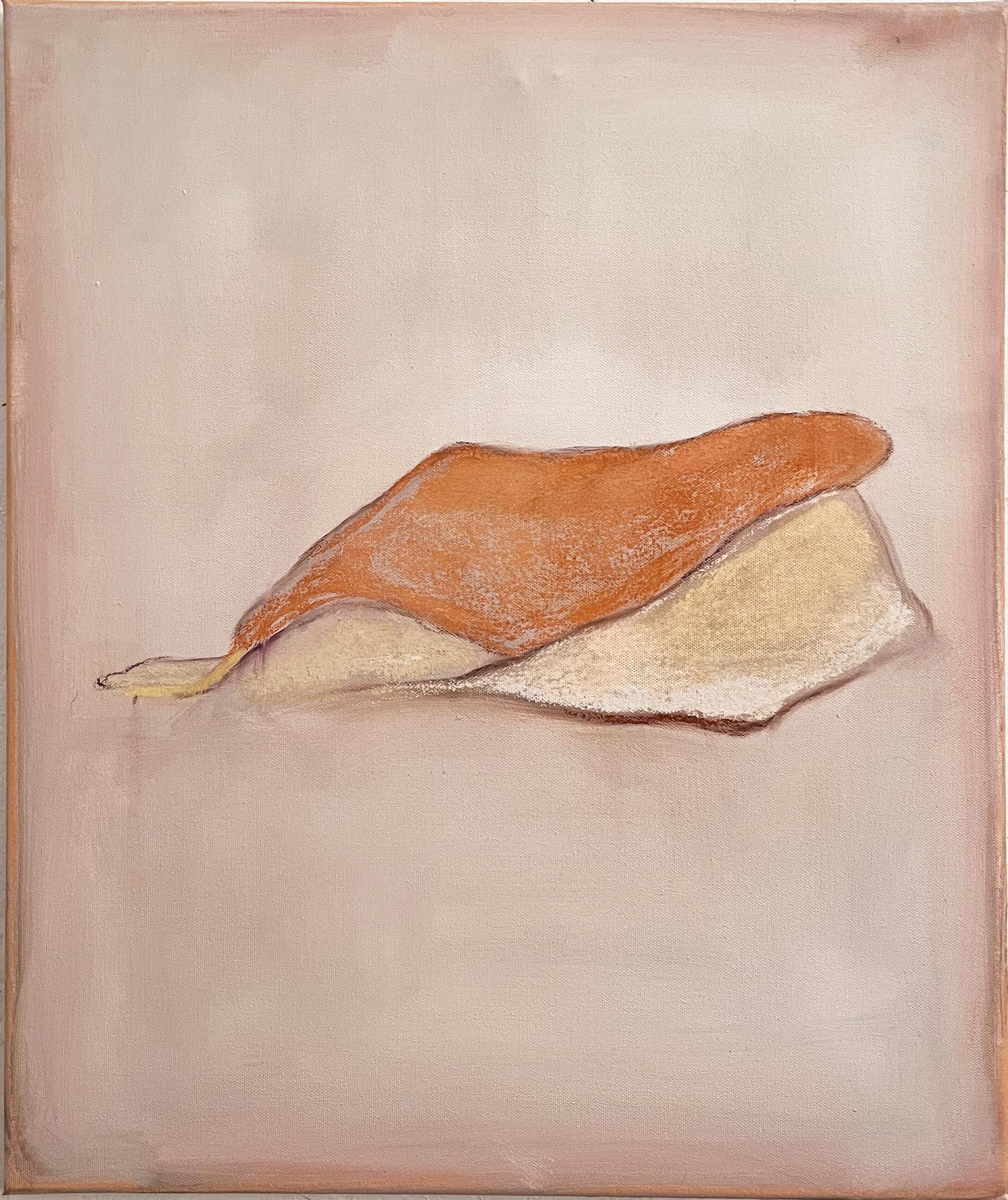Peinture à l'huile sur toile « Paysage » géométrique abstraite fabriquée en Italie - Contemporain Painting par Marilina Marchica