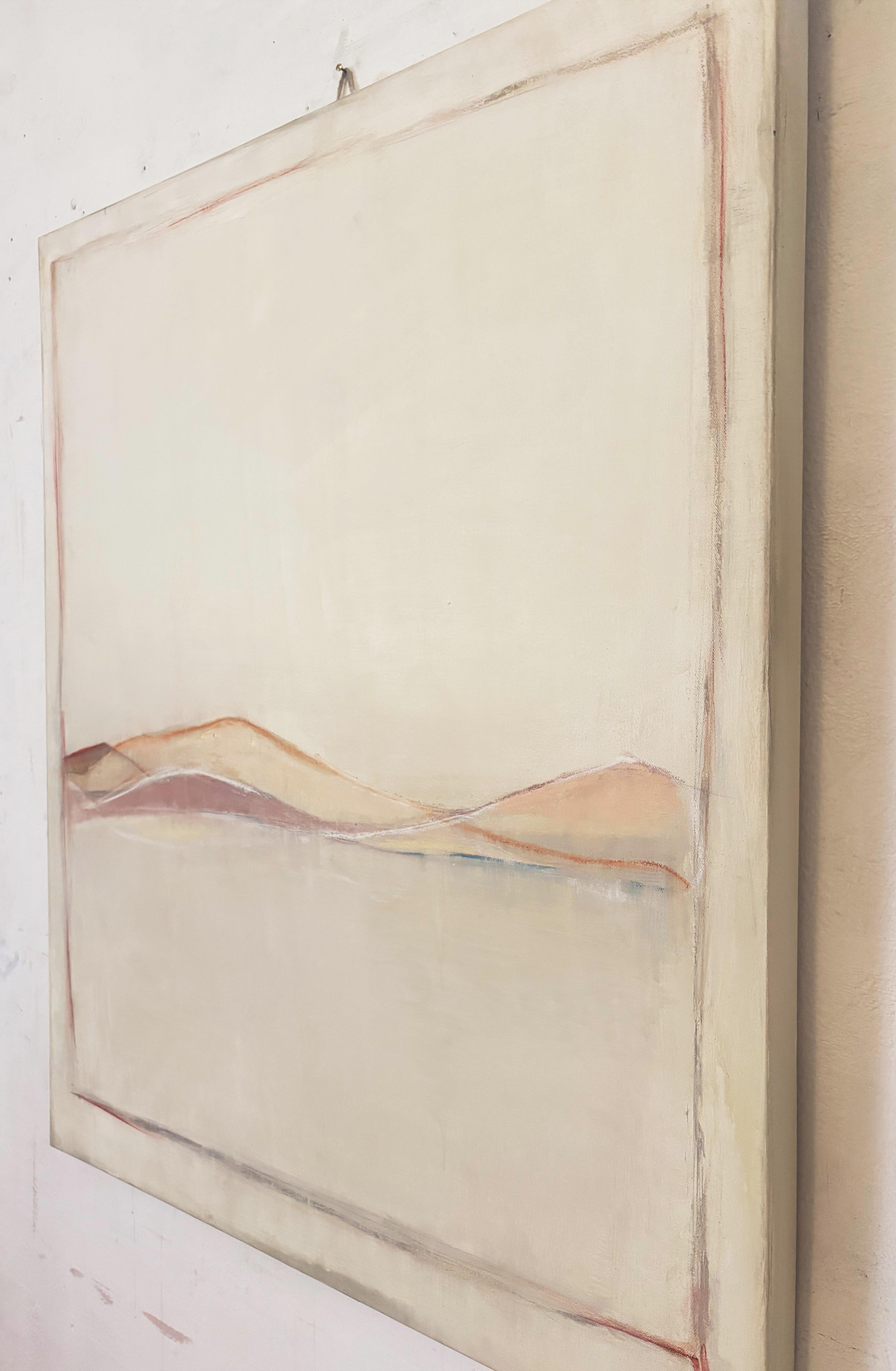 Künstlerin (Artista): Marilina Marchica (1984, Agrigento - Italien)
Titel (Titolo): Landschaft
Jahr (Anno): 2024
Technik (Tecnica): Gemischte Medien - Papier und Öl auf Leinwand
Abmessungen (Dimensioni): 80 × 100 × 3,5 cm
Rahmen (Gesims): Ungerahmt