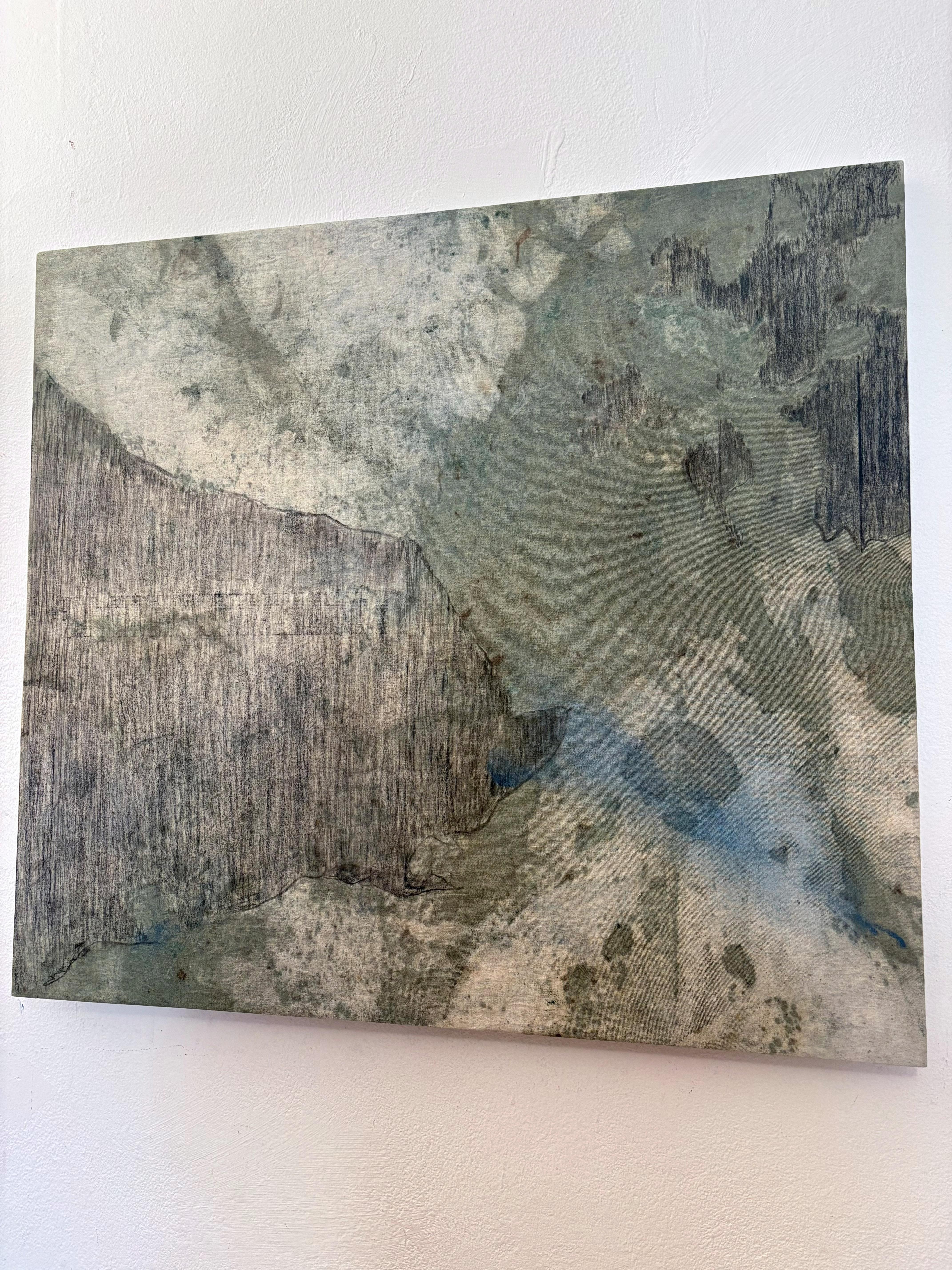 Paisaje abstracto  paisaje marino realizado en Italia por Marilina Marchica en venta 3