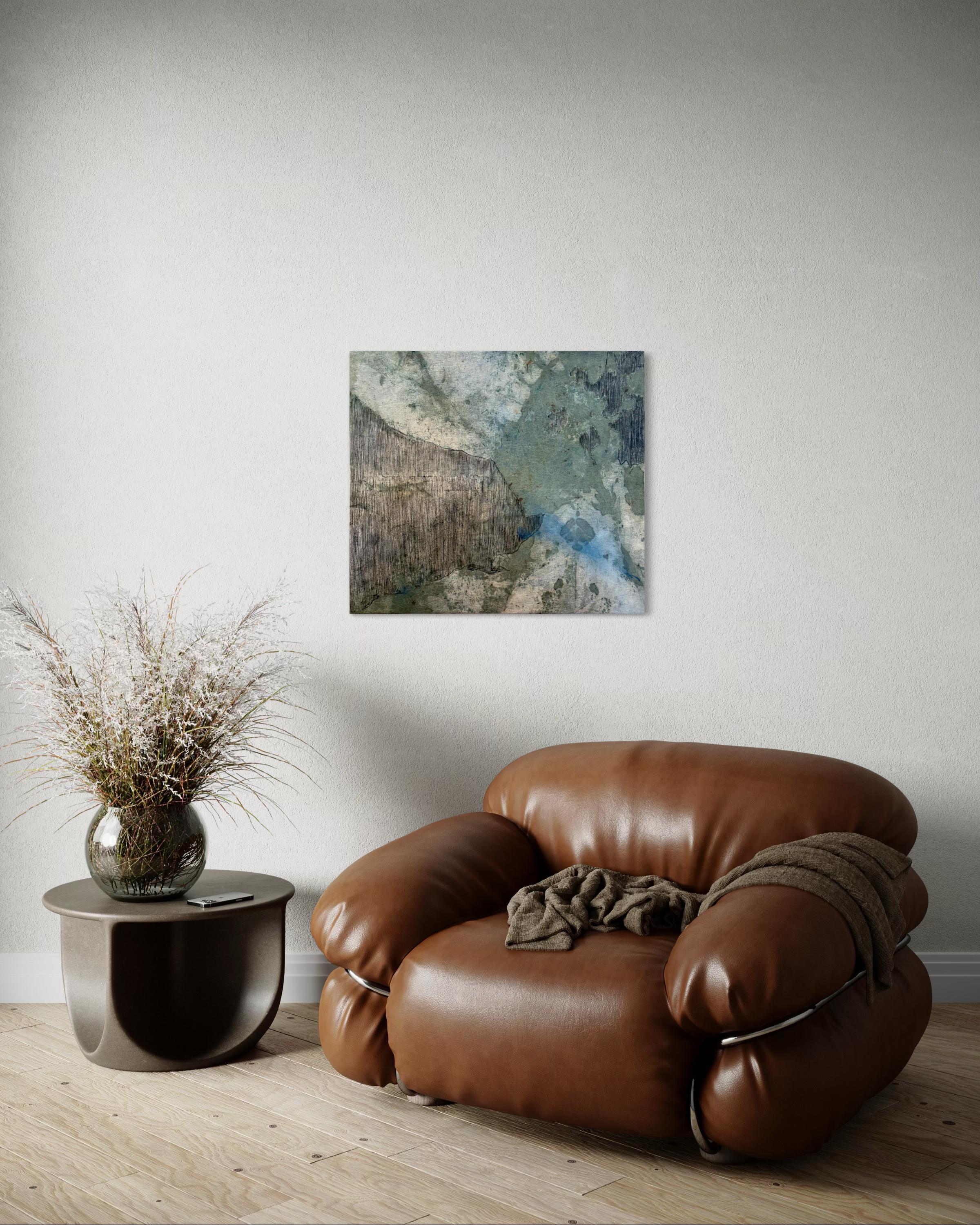 Paisaje abstracto  paisaje marino realizado en Italia por Marilina Marchica en venta 7