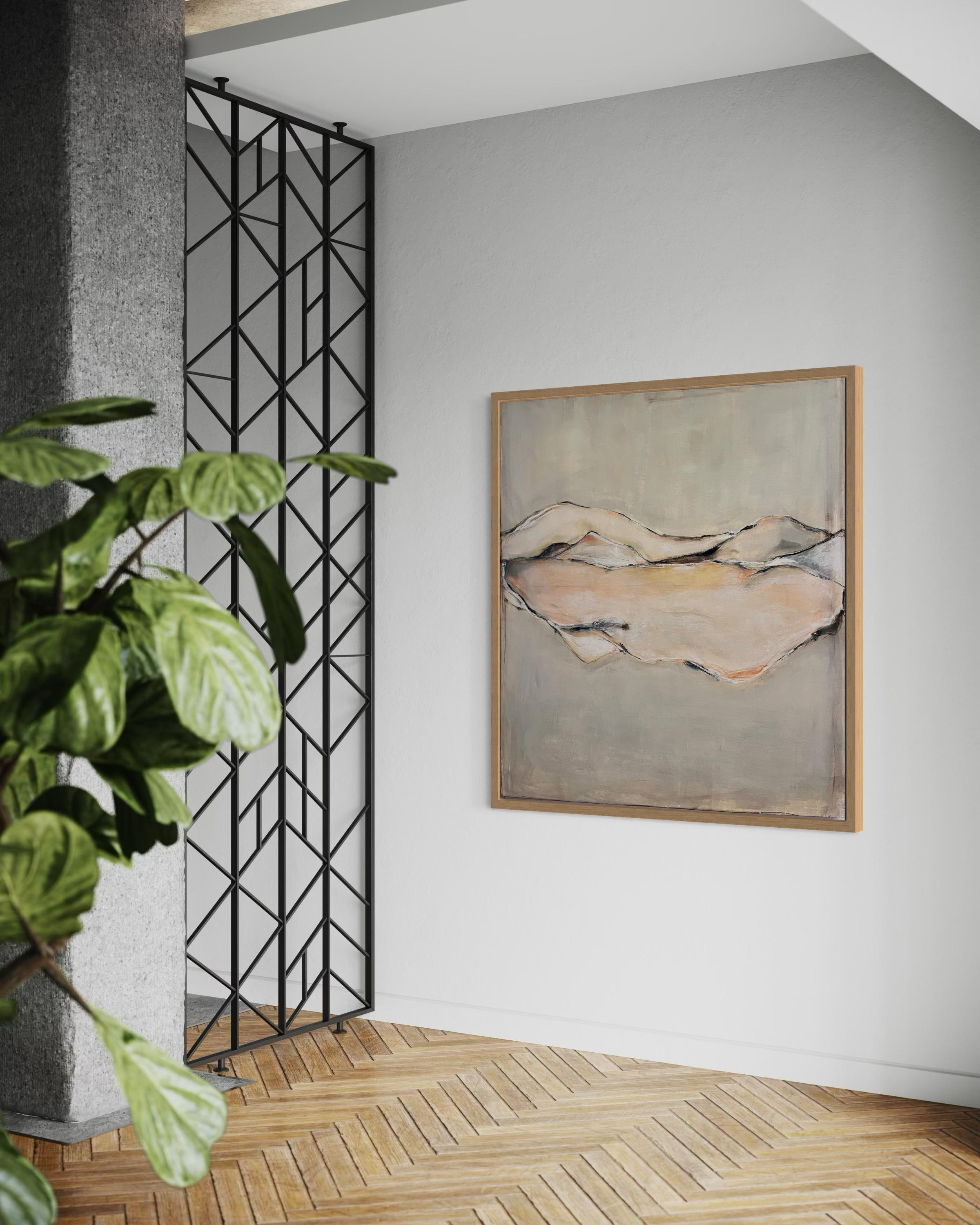 Paisaje- AbstractoPintura - Tamaño grande -Arte original Made in Italy en venta 8