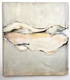 Paisaje- AbstractoPintura - Tamaño grande -Arte original Made in Italy