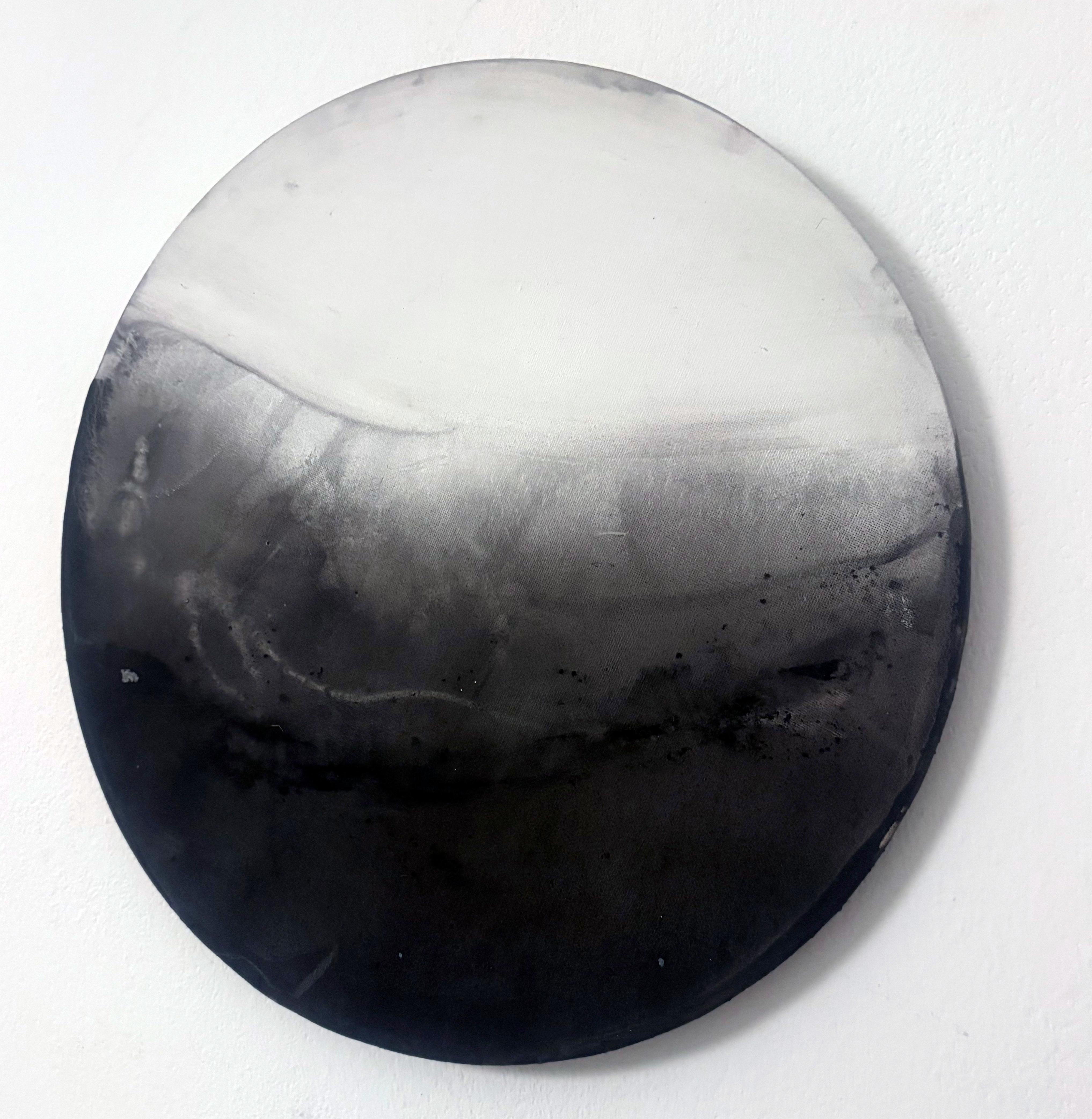 Marilina Marchica Abstract Painting – Landscape Bw Original Art on Canvas Made in Italy on of a Kind