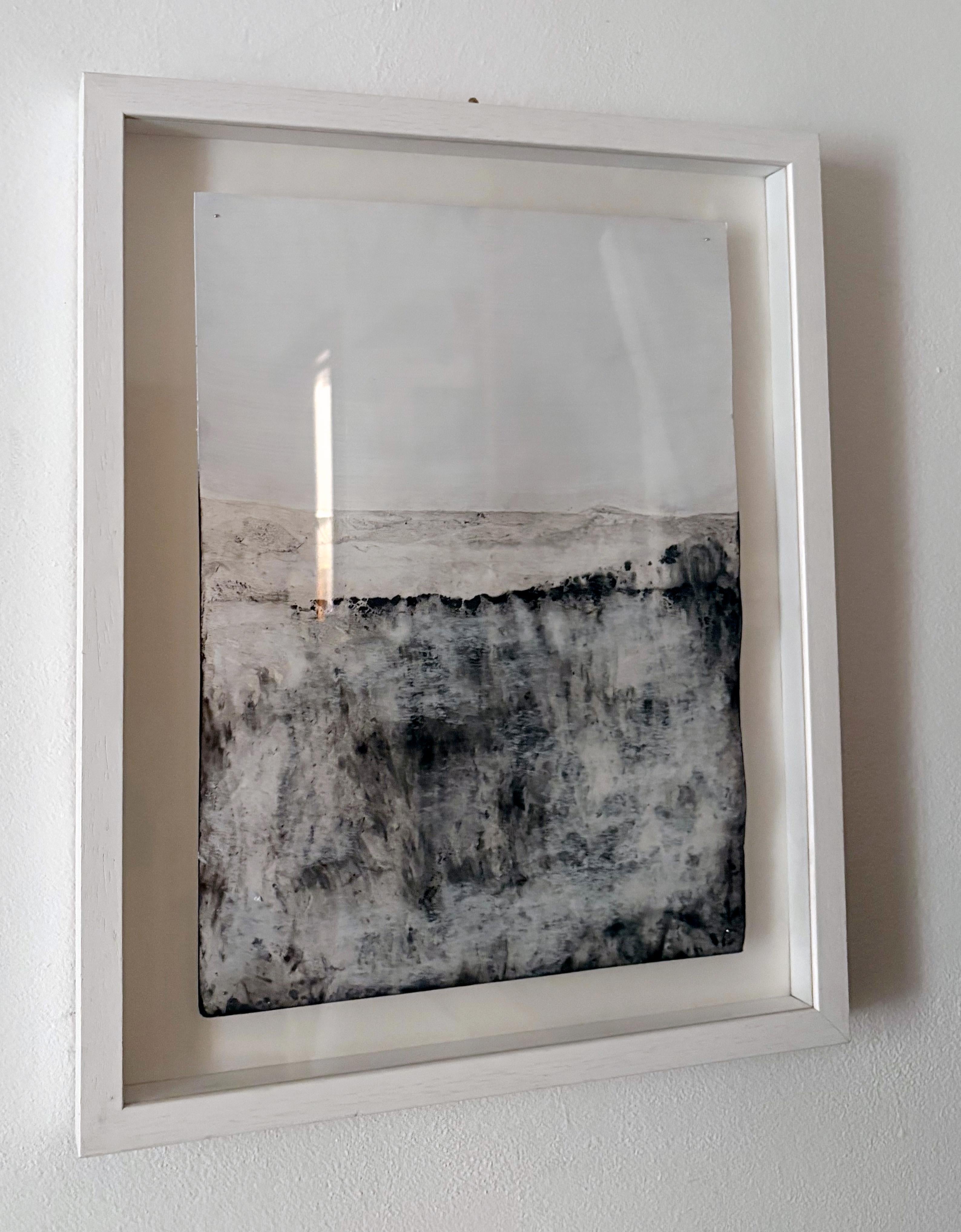 Landscape BW, Original Art on Paper , Framed, Ready to Hang by Marilina Marchica For Sale 2