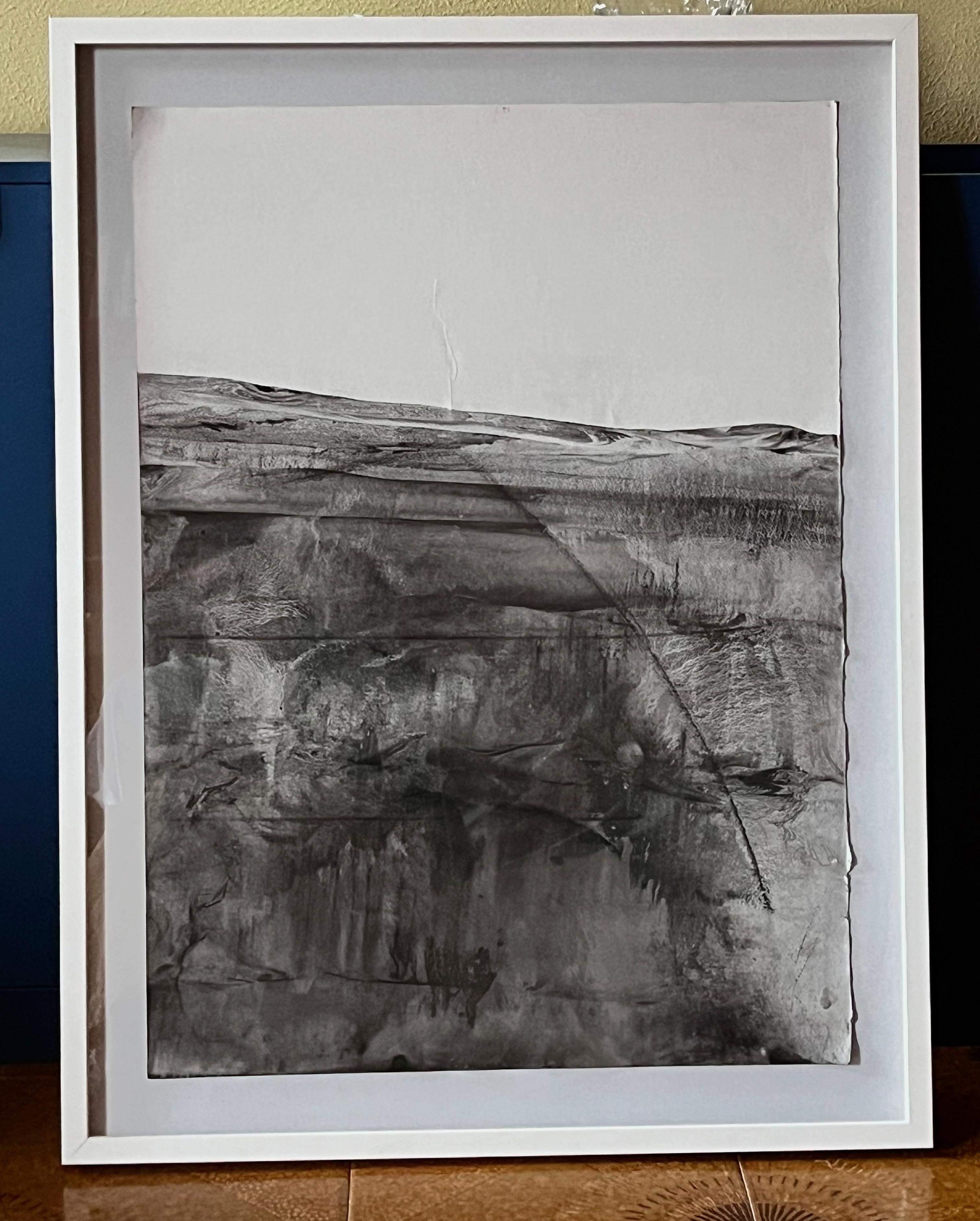 Landscape BW, Original Art on Paper , Ready to Hang, by Marilina Marchica For Sale 3
