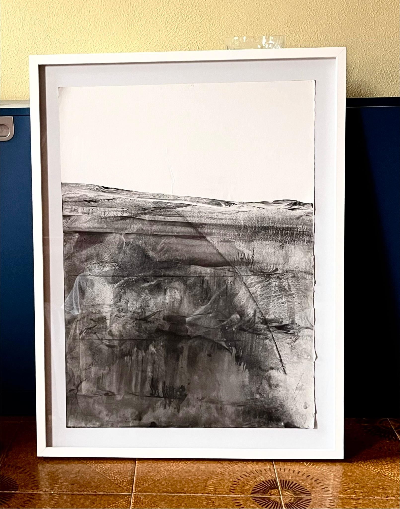 Paisaje BW, Arte original sobre papel , Listo para colgar, por Marilina Marchica 5
