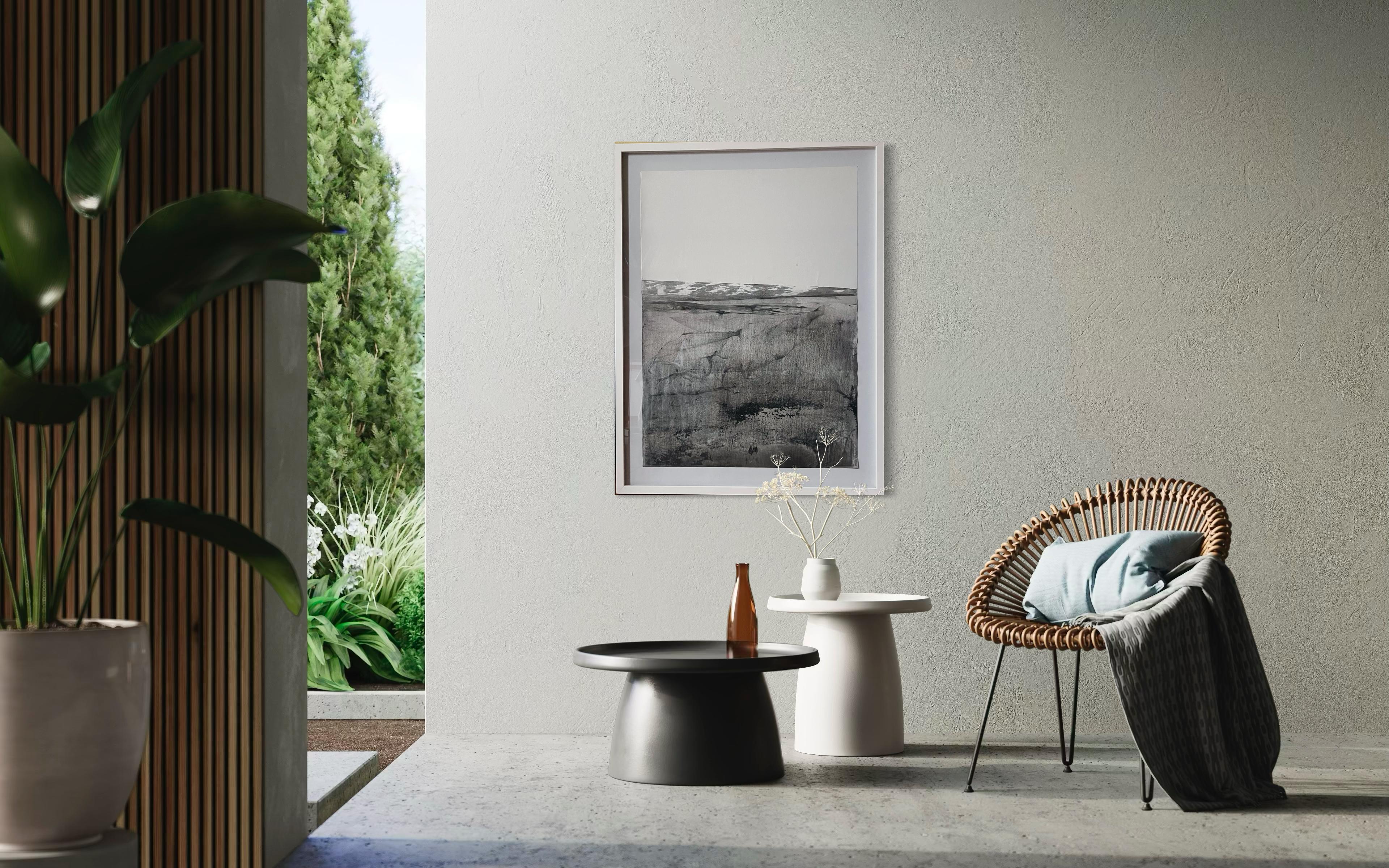 Landscape BW, Original Art on Paper , Ready to Hang, by Marilina Marchica 6