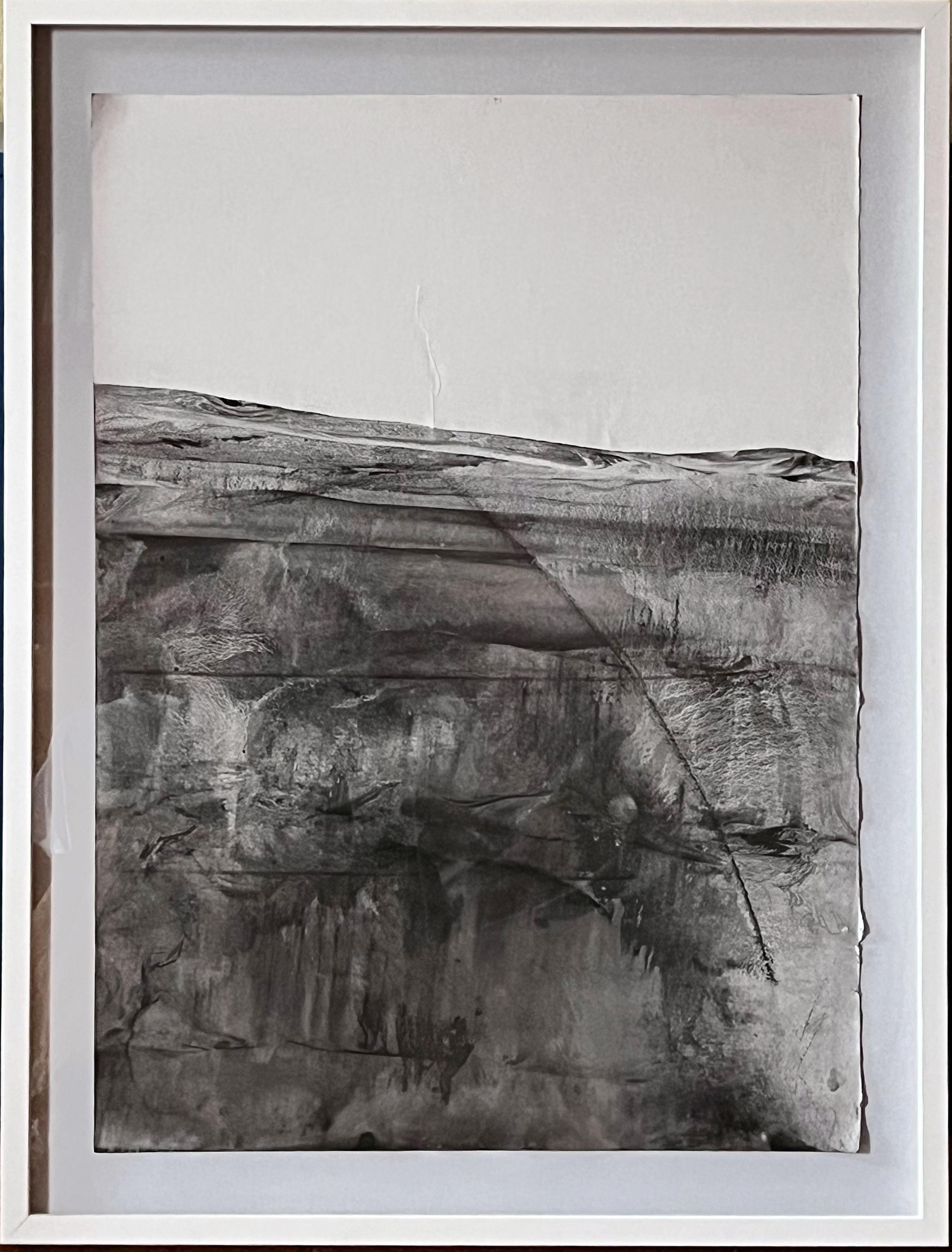 Paisaje BW, Arte original sobre papel , Listo para colgar, por Marilina Marchica 6
