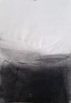 „Landscape BW“ Originalzeichnung, Abstrakte Kunst, hergestellt in Italien – Marilina Marchica