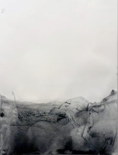 Paisaje BW  Original  Dibujo de paisaje tamaño grande , por Marilina Marchica