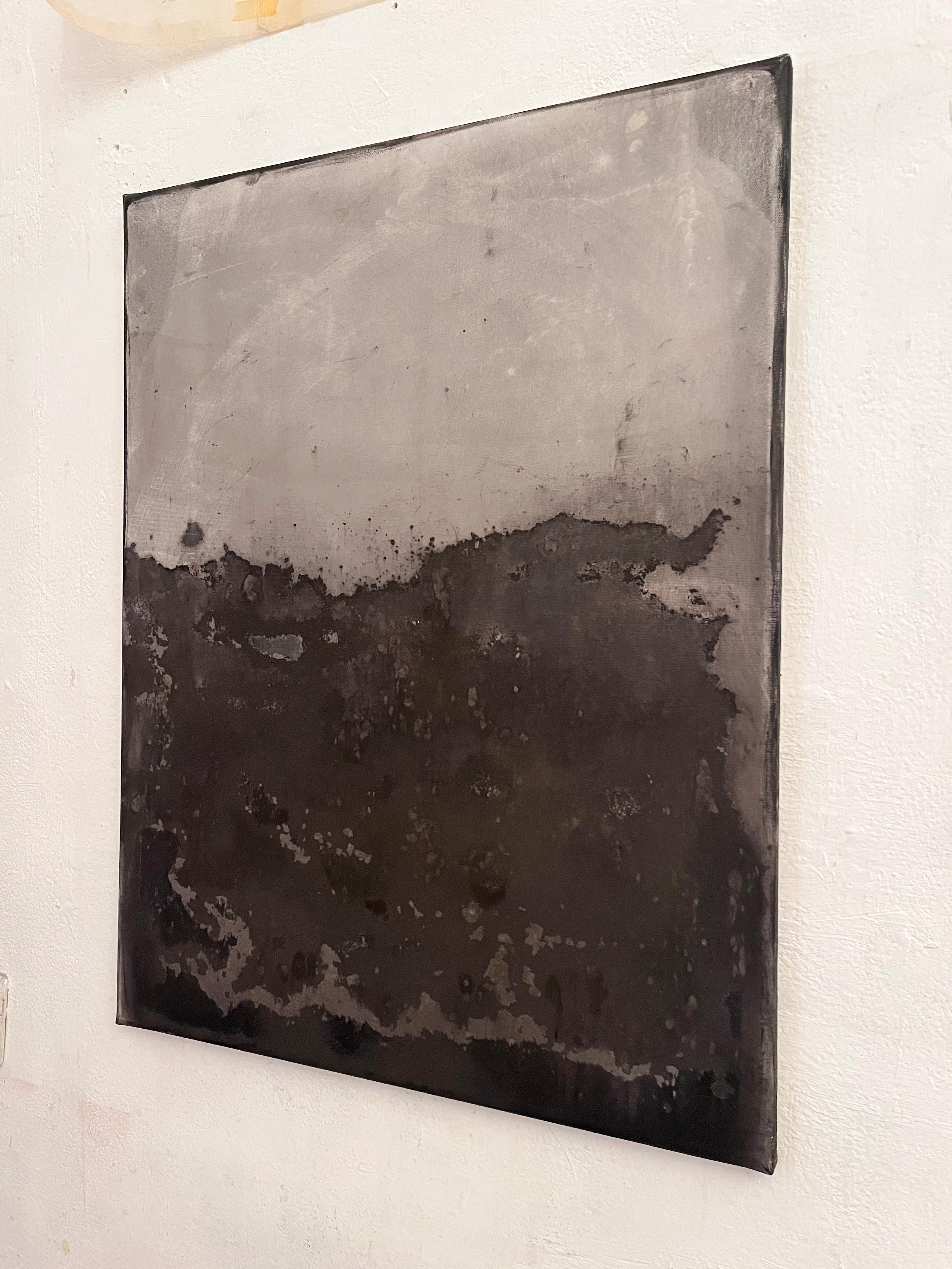 Landscape BW  Original Paint on Cavas  Size , Artwork By Marilina Marchica For Sale 2