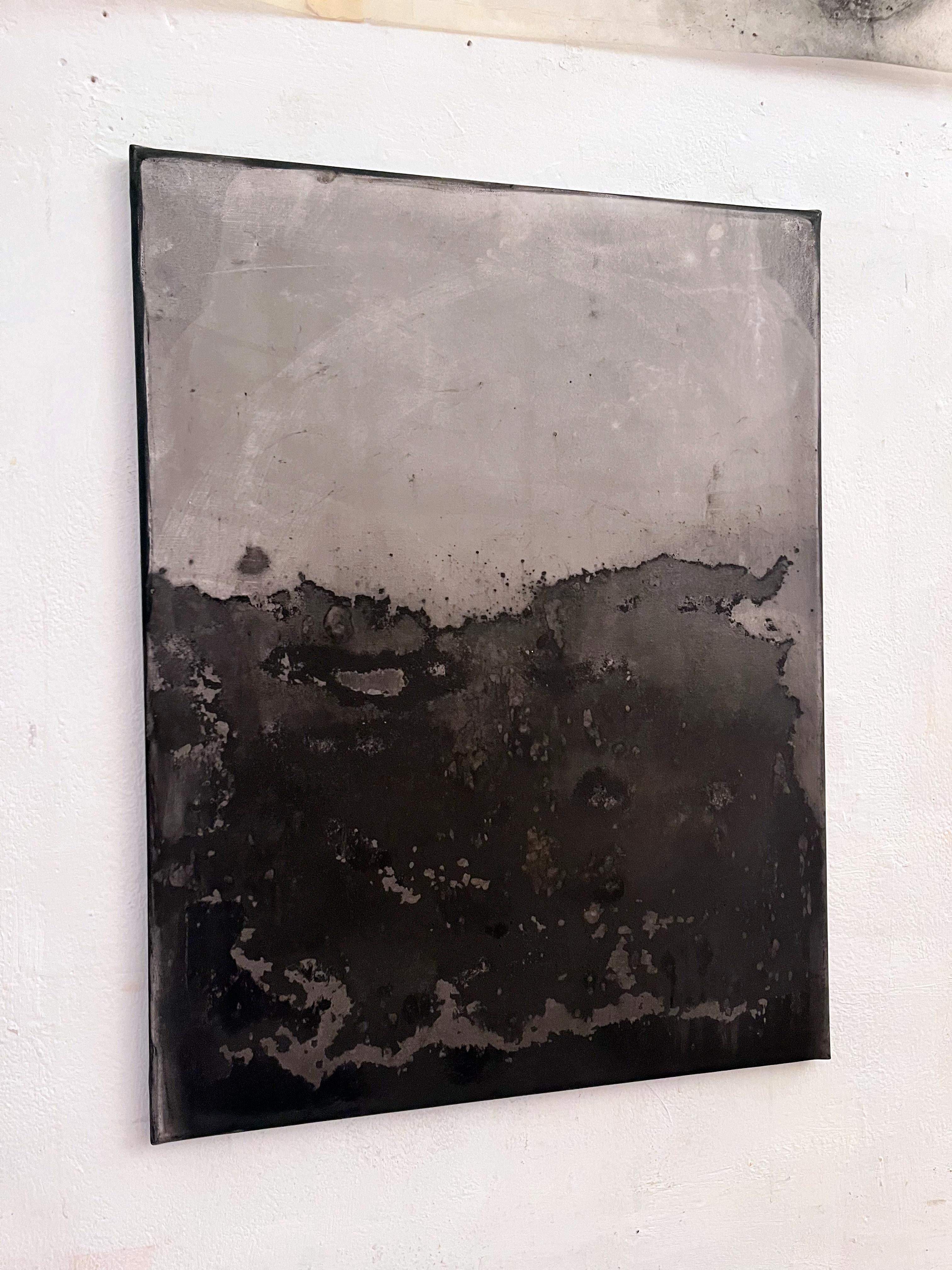 Landscape BW  Original Paint on Cavas  Size , Artwork By Marilina Marchica For Sale 3
