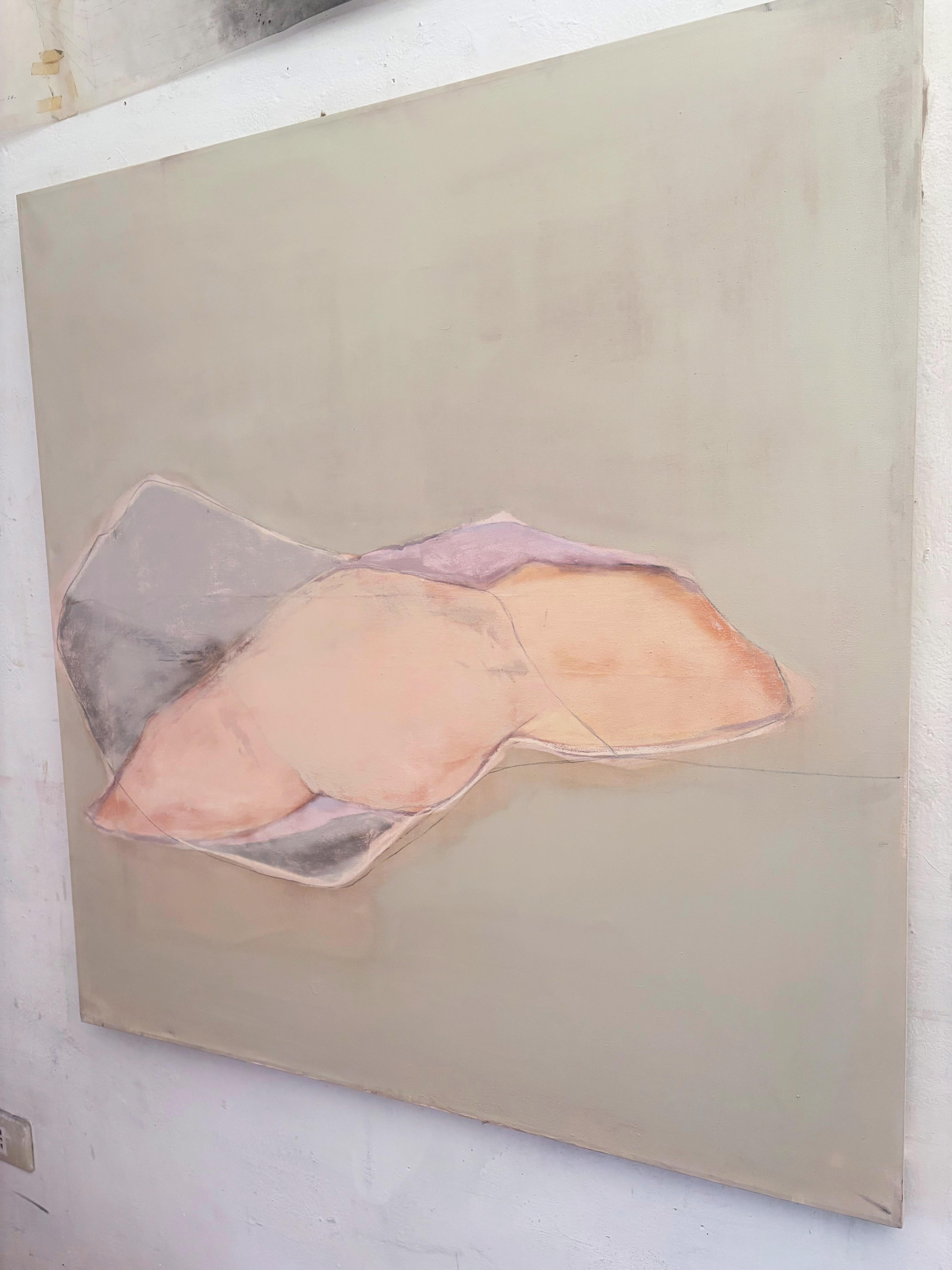 Landscape , Contemporary Paint on Cotton Canvas , Art By Marilina Marchica For Sale 4