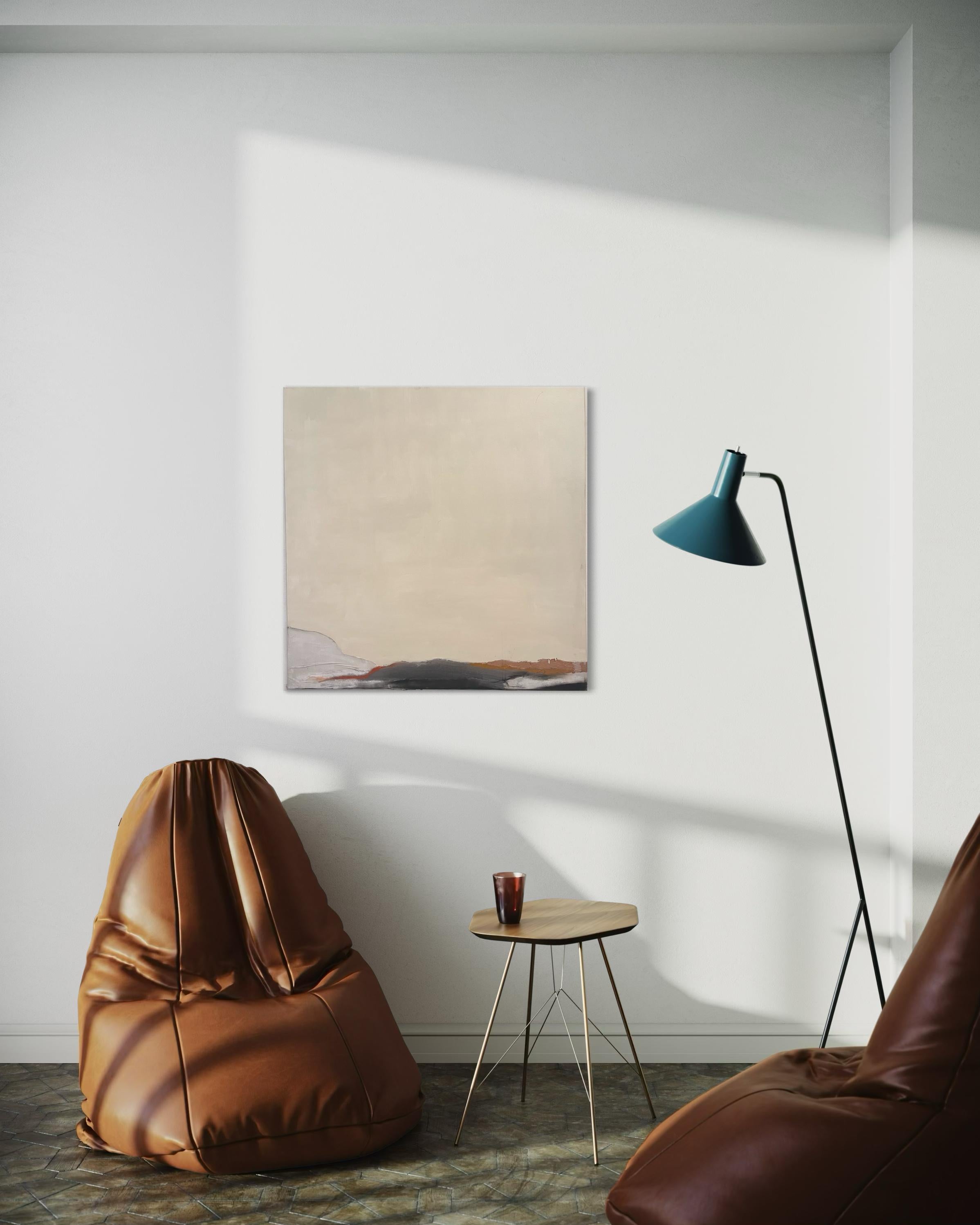 Paesaggio di grandi dimensioni dipinto su tela, opere d'arte originali pronte da appendere di grandi dimensioni in vendita 2