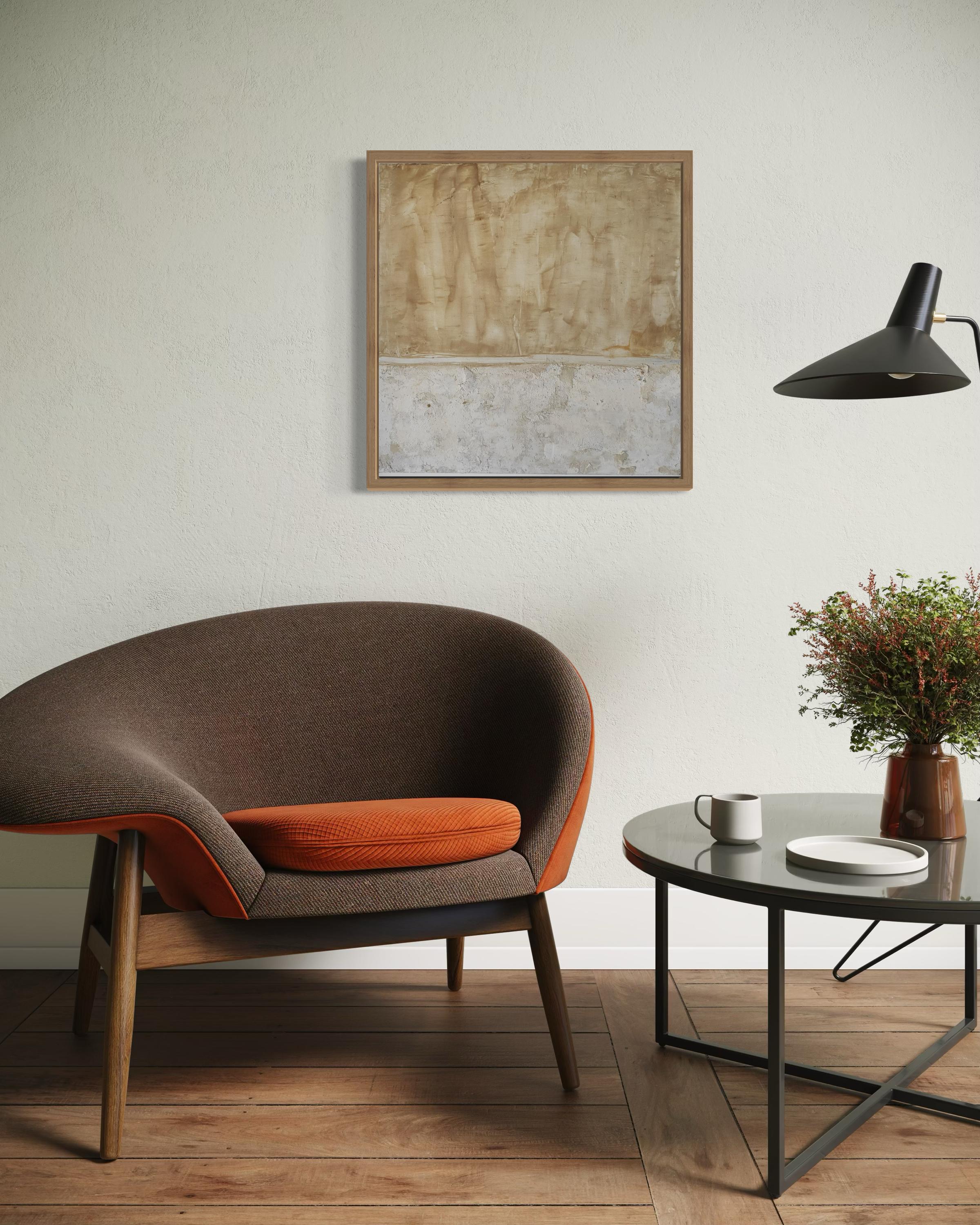 „Landschaft“ Minimales Gemälde, hergestellt in Italien, Original-Kunstwerk im Angebot 5