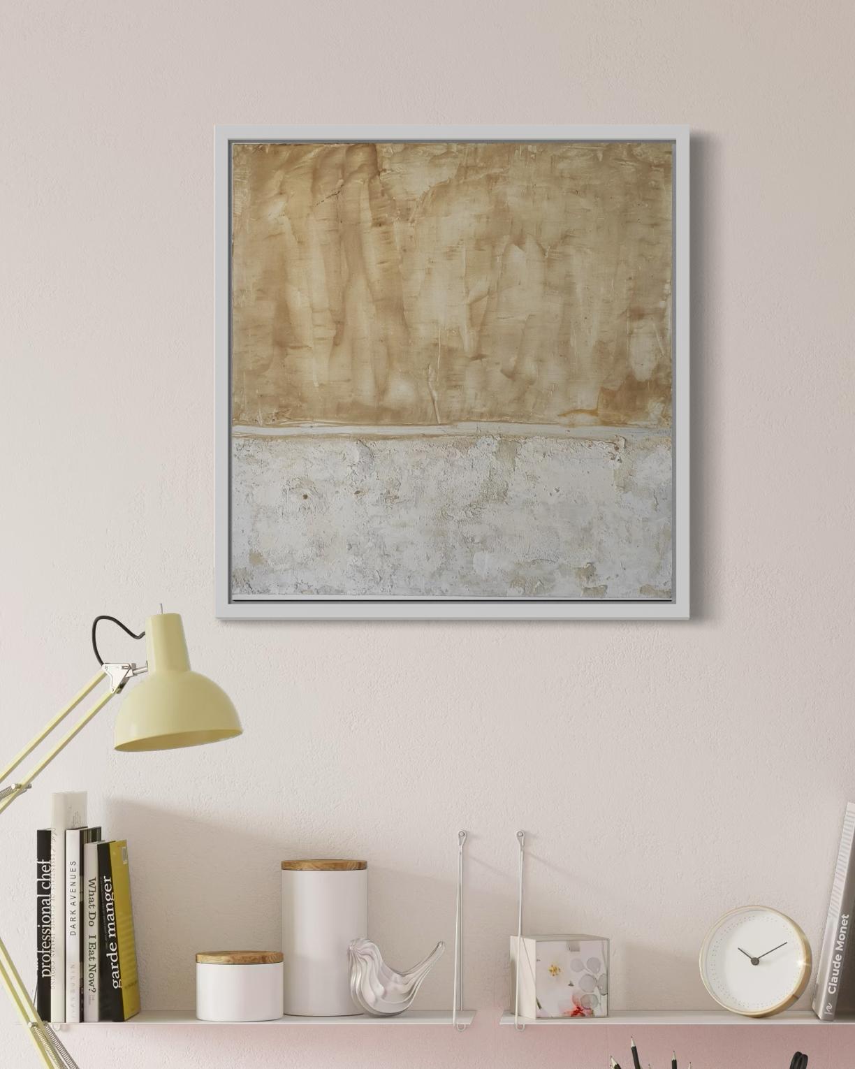 „Landschaft“ Minimales Gemälde, hergestellt in Italien, Original-Kunstwerk im Angebot 4