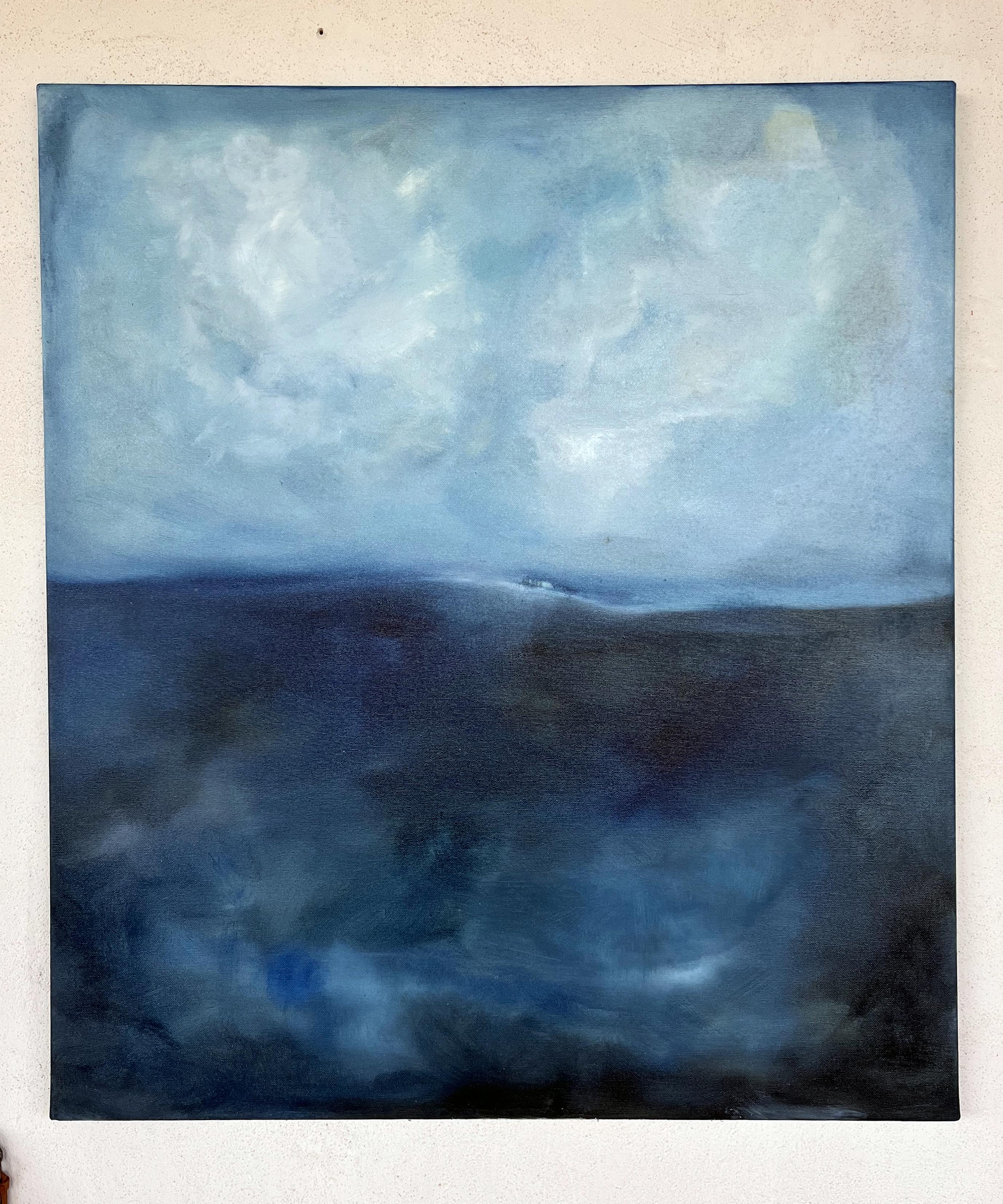 Landscape, Original Oil Paint on Canvas , Made in Italy By Marilina Marchica For Sale 1