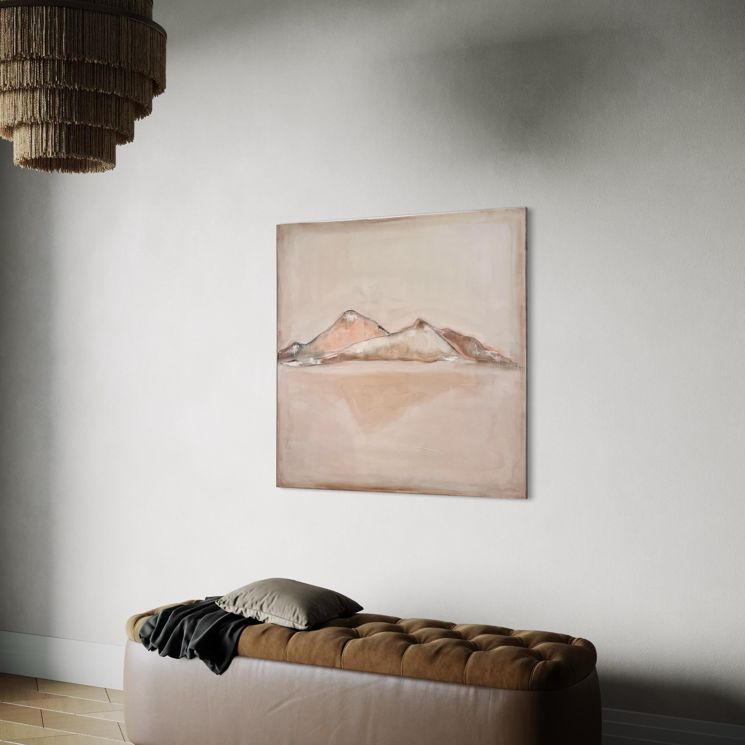 Paisaje, Pintura al óleo original sobre lienzo , Made in Italy Por Marilina Marchica 5