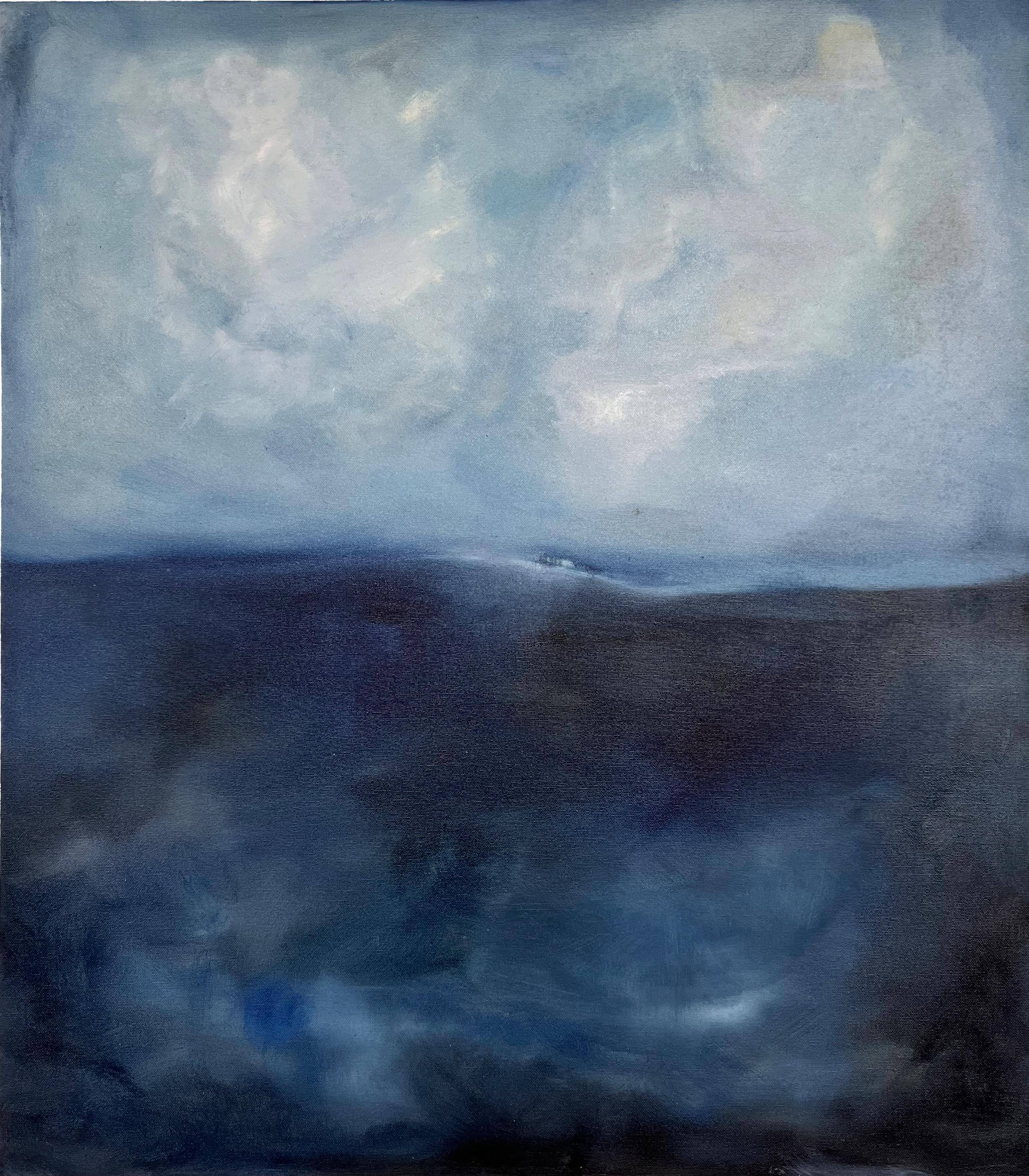 Landscape, Original Oil Paint on Canvas , Made in Italy By Marilina Marchica For Sale 8