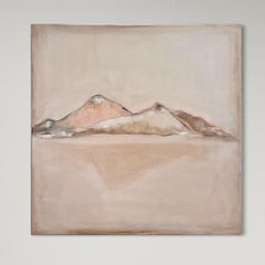 Landschaft, Original-Ölgemälde auf Leinwand, hergestellt in Italien von Marilina Marchica