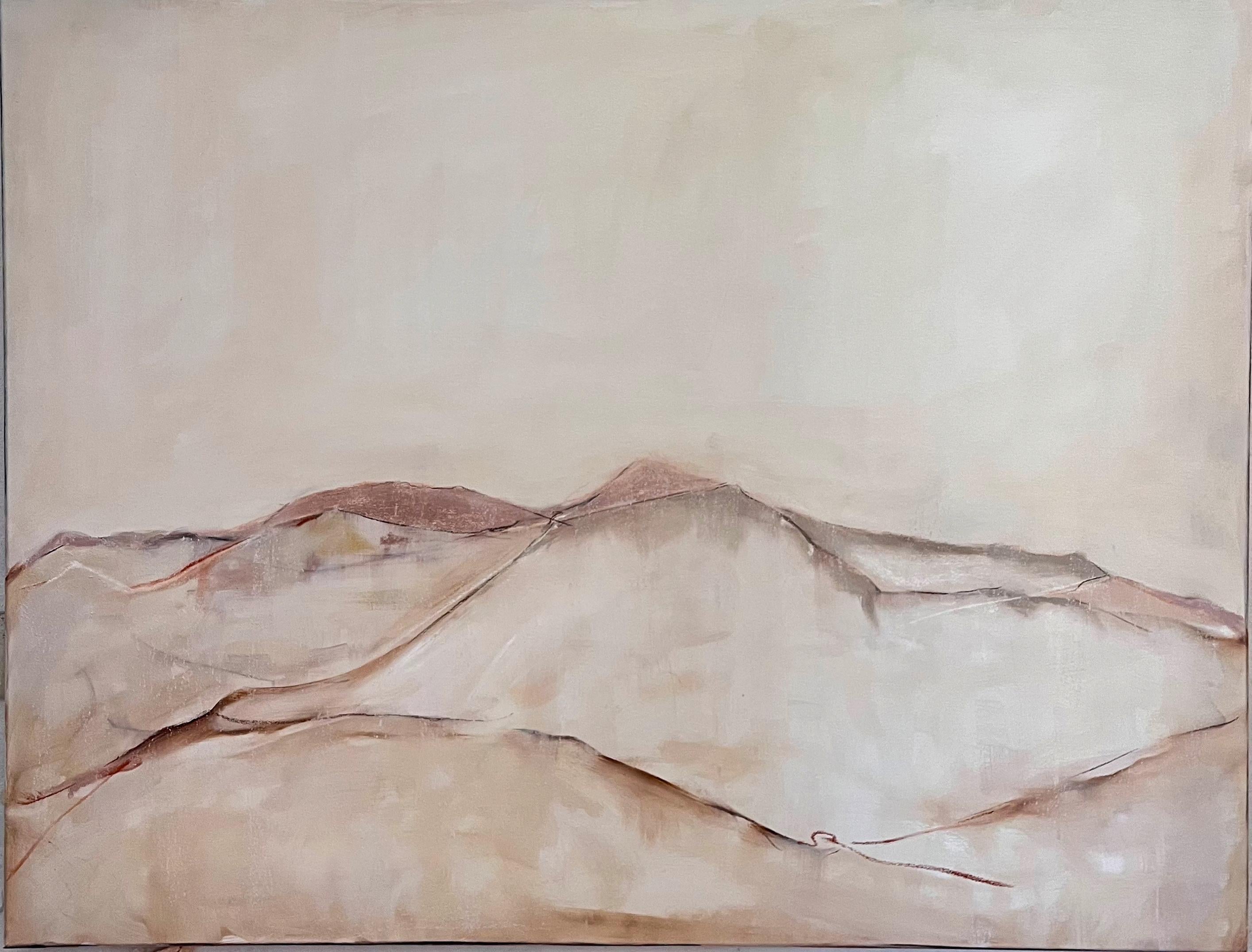 Paisaje, Pintura al óleo original sobre lienzo , Made in Italy Por Marilina Marchica en venta 1