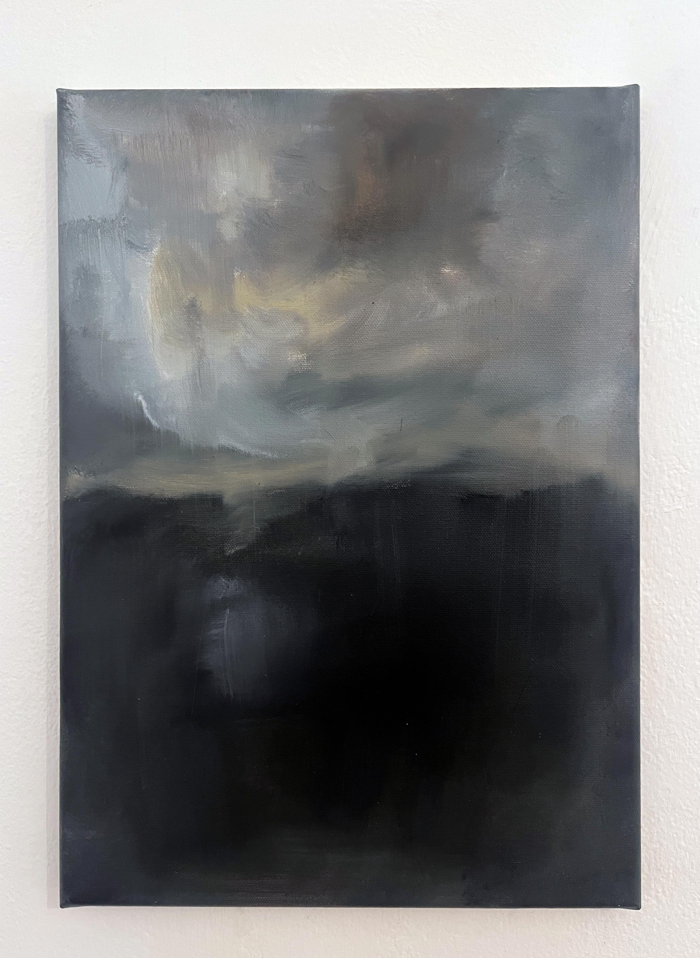 « Paysage », peinture à l'huile originale sur toile, fabriquée en Italie en vente 2
