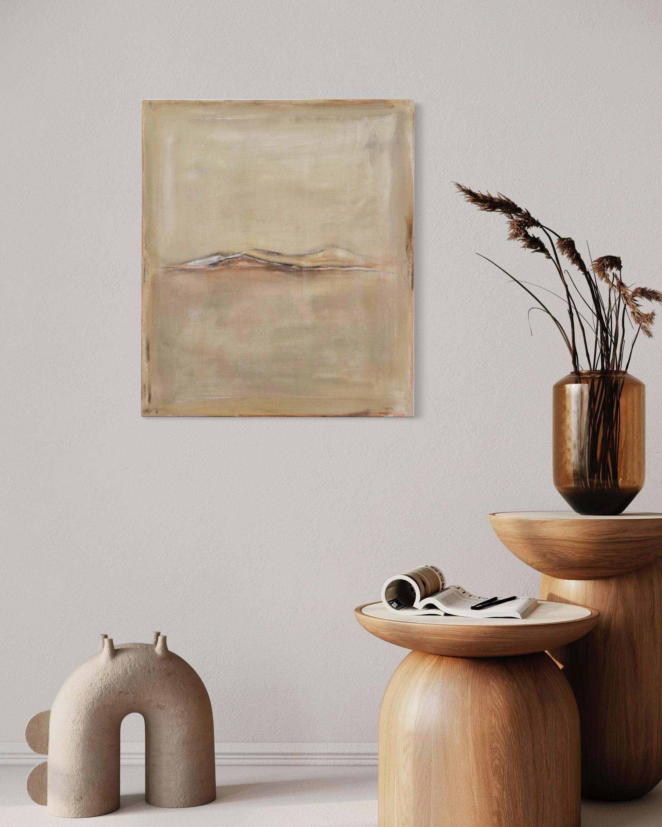 Paisaje, Óleo original sobre lienzo de algodón , Único en su género , Made in Italy en venta 5
