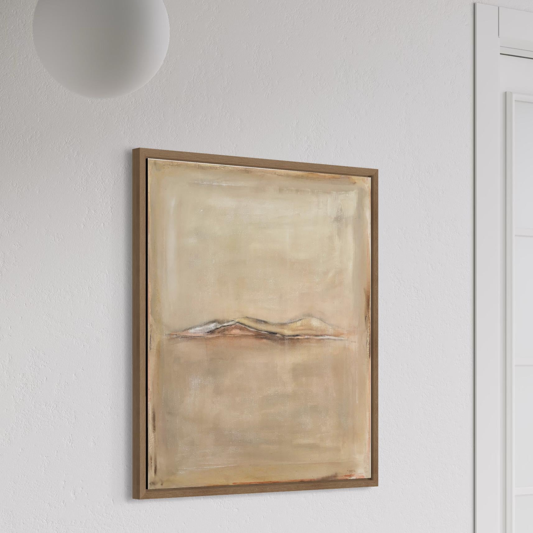 Paisaje, Óleo original sobre lienzo de algodón , Único en su género , Made in Italy en venta 7