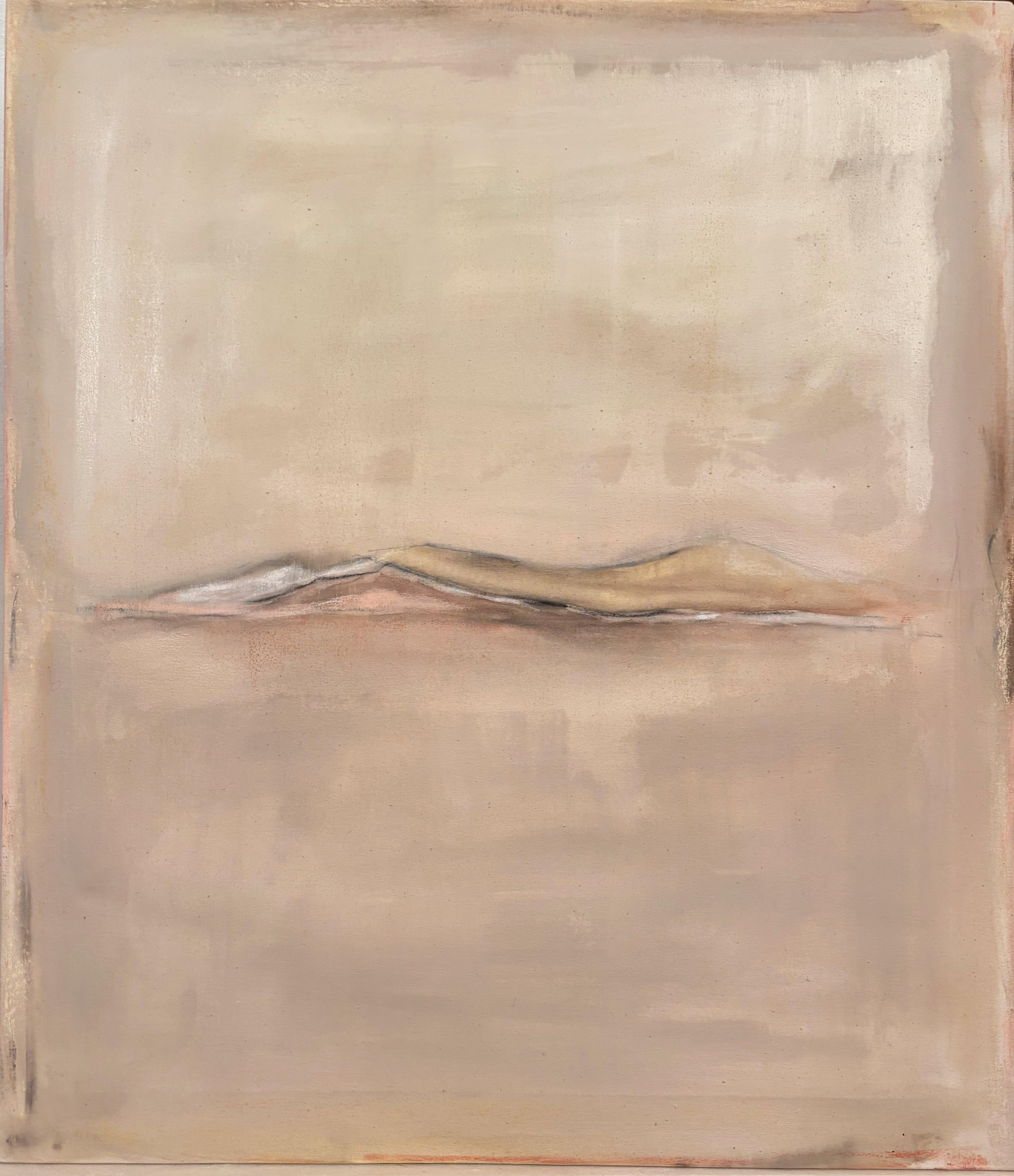Paisaje, Óleo original sobre lienzo de algodón , Único en su género , Made in Italy - Painting Contemporáneo de Marilina Marchica