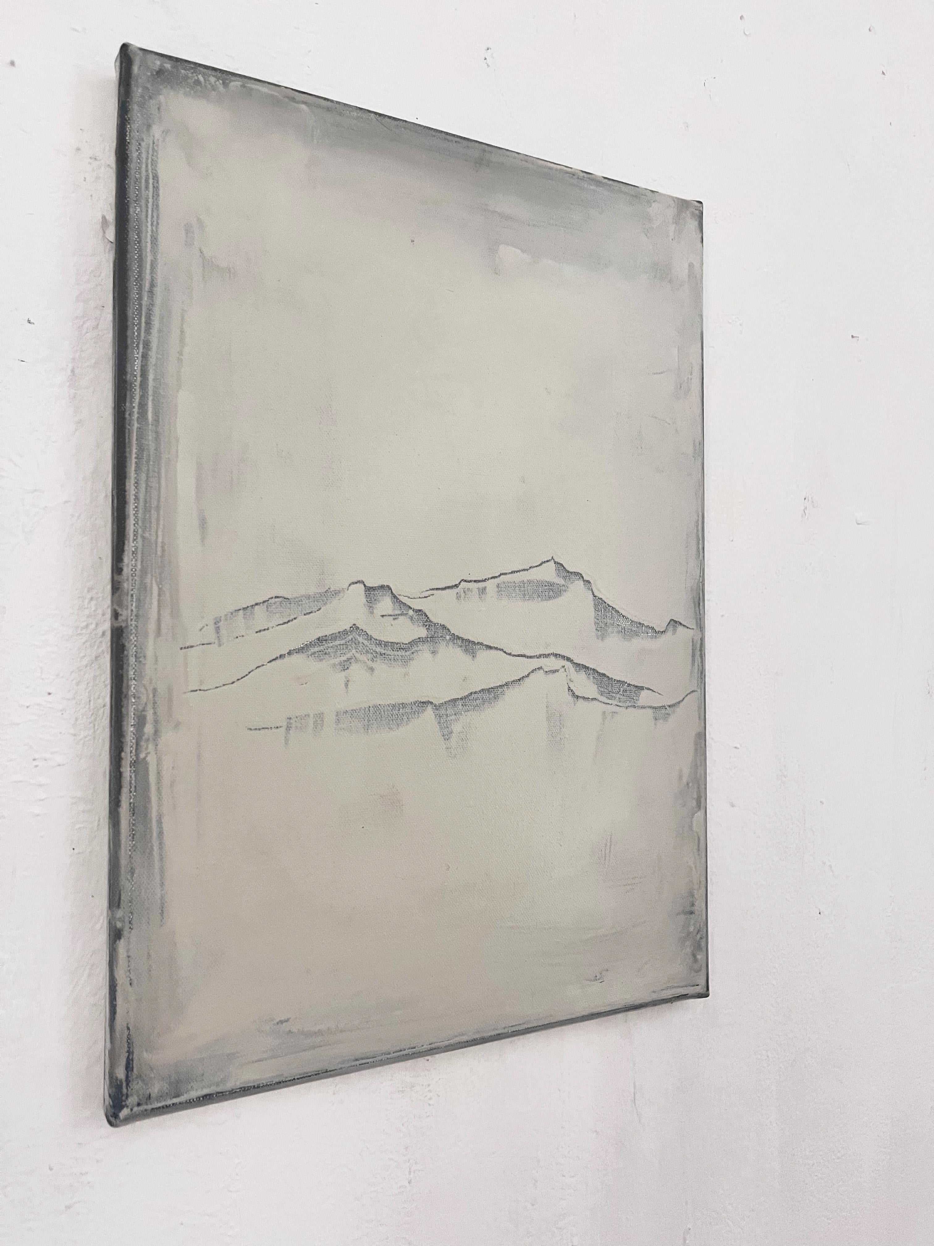 Landscape, Original Paint on Canvas , Made in Italy By Marilina Marchica For Sale 4