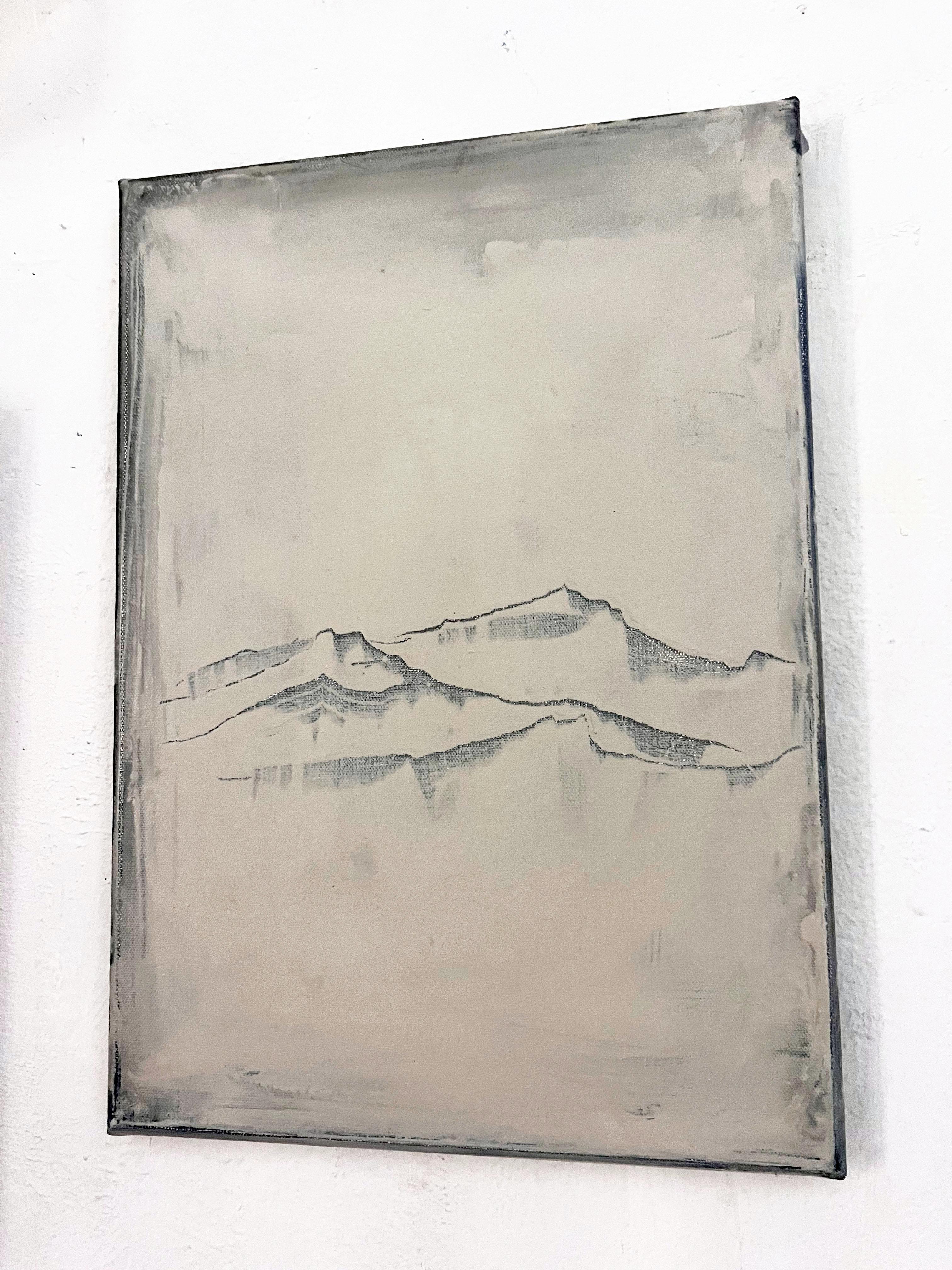 Landscape, Original Paint on Canvas , Made in Italy By Marilina Marchica For Sale 5