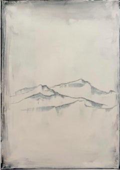Landscape, Original Paint on Canvas , Made in Italy By Marilina Marchica