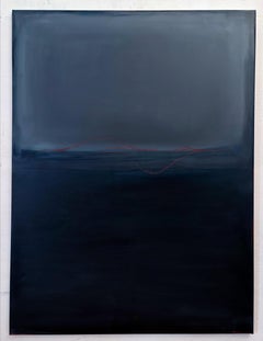 Landscape, Original Paint on Canvas , Made in Italy By Marilina Marchica