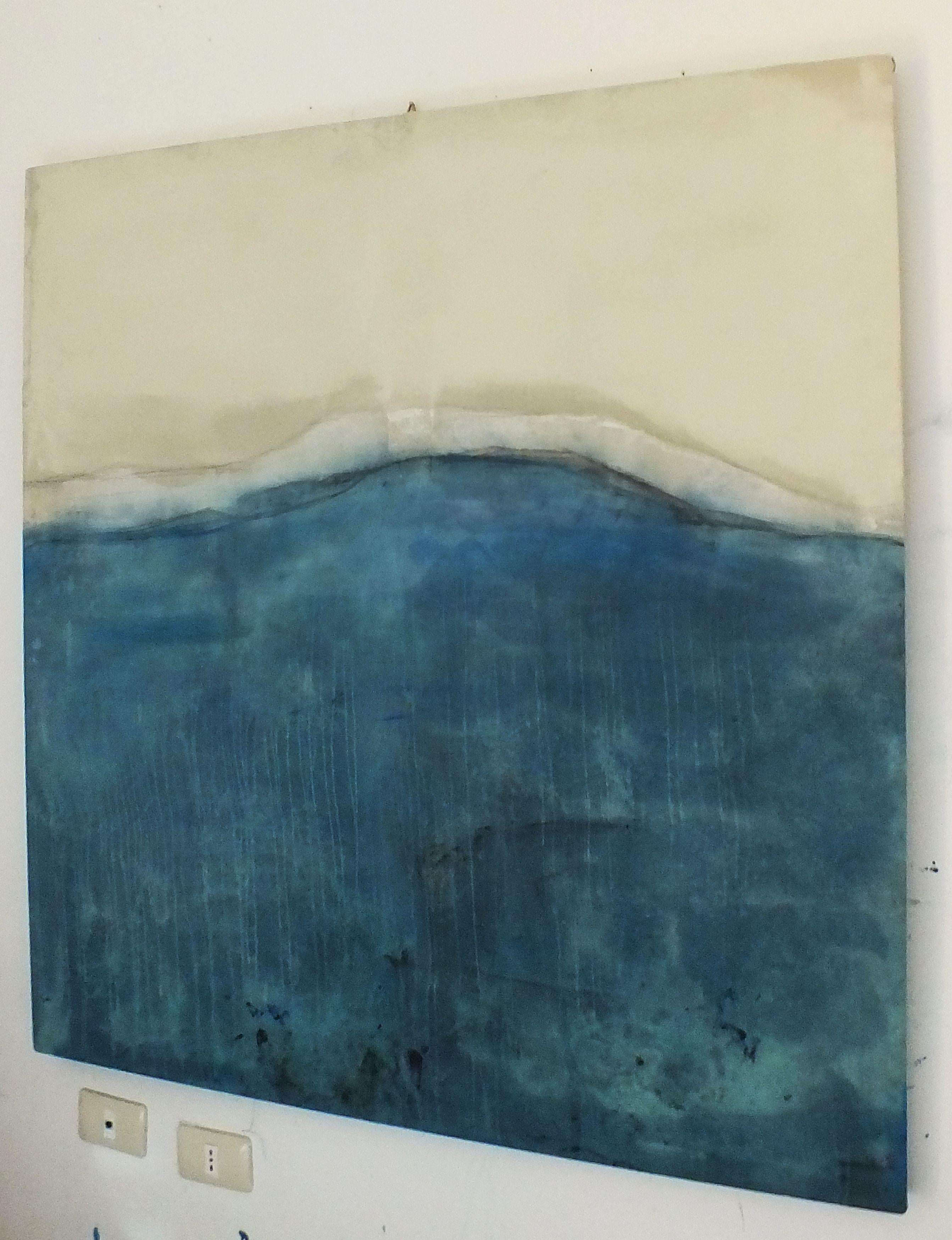 Landschaft, Gemälde, Öl auf Leinwand – Painting von Marilina Marchica