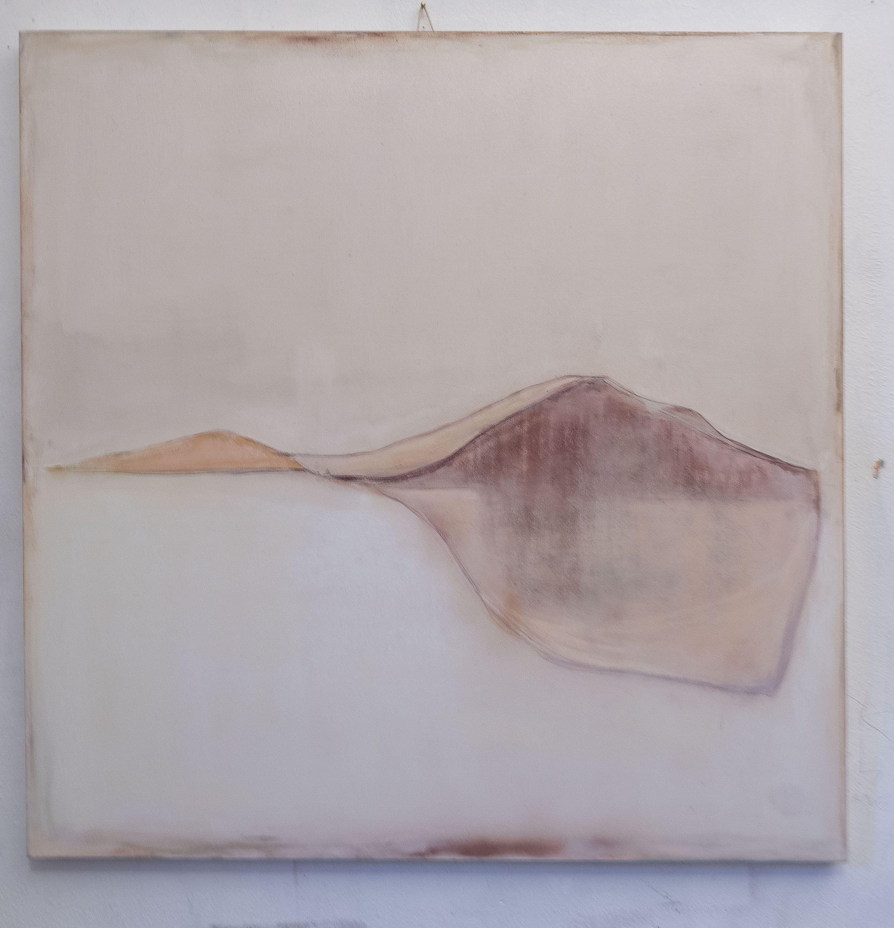 paysage #18, peinture, huile sur toile - Abstrait Painting par Marilina Marchica