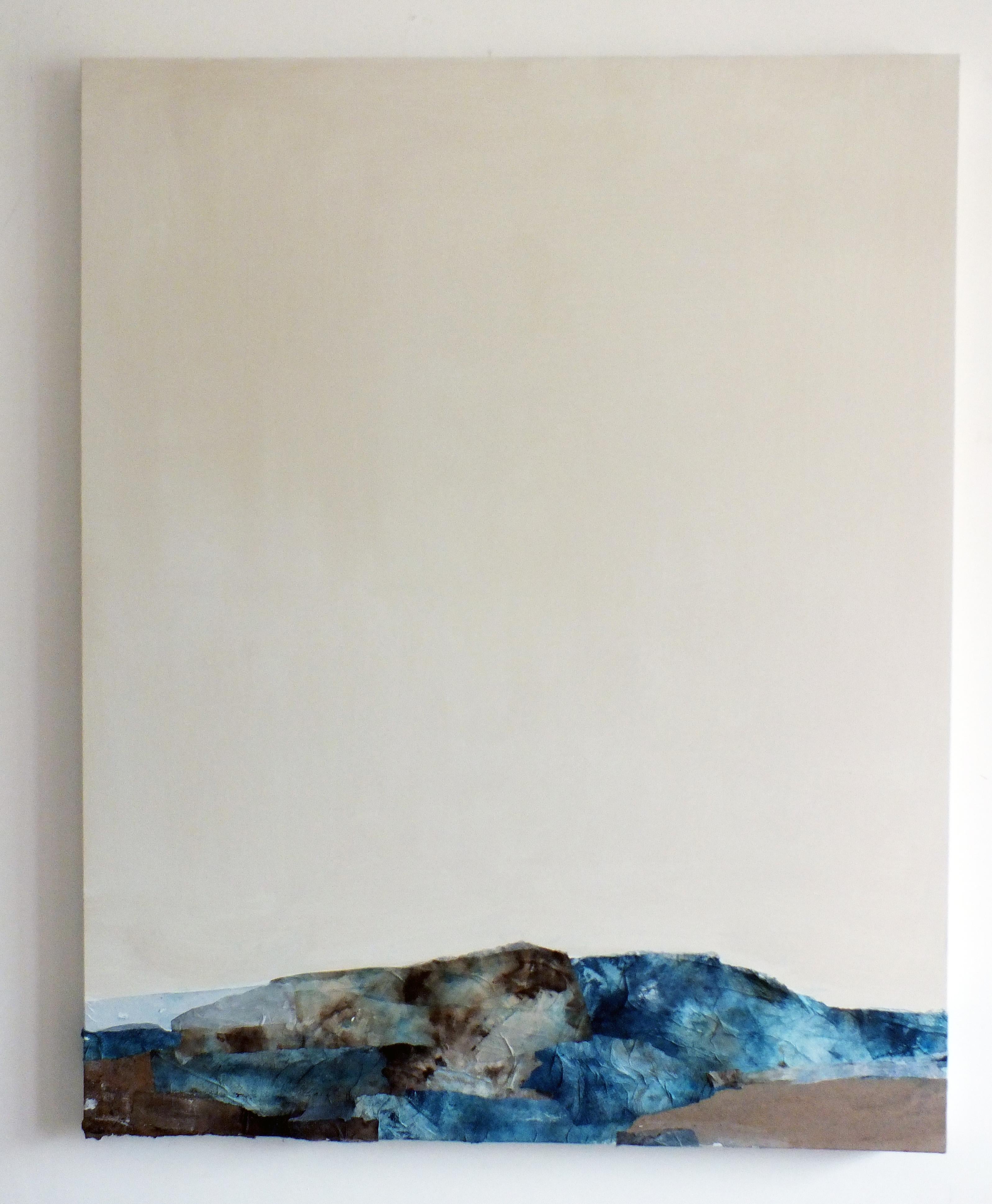Marilina Marchica Abstract Painting - "PaperLandscape"  Abstract Original Art, Minimal Painting made in Italy