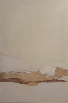 PaperLandscape – Mixed Media on Canvas with Antique Wallpaper, 2026